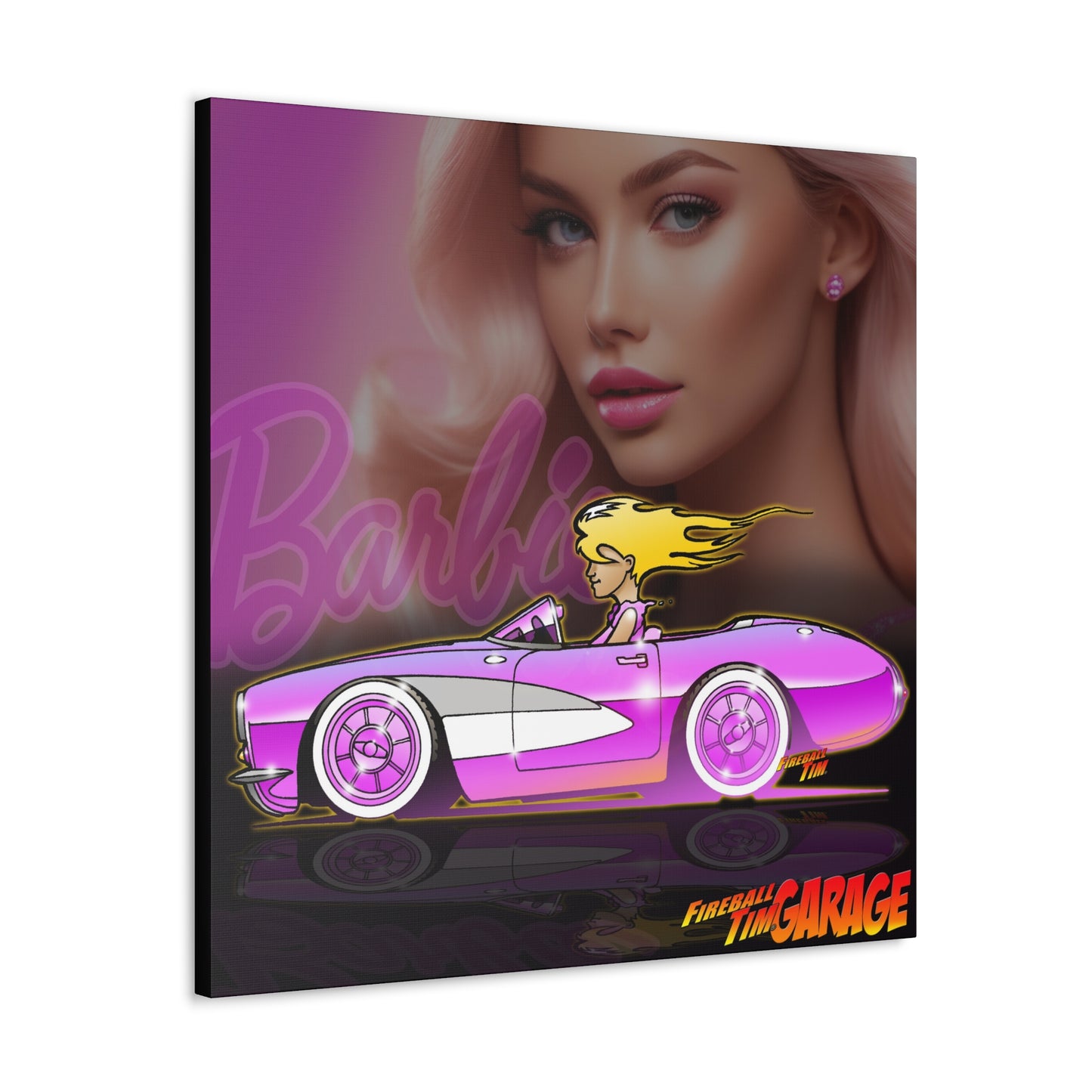 BARBIE CORVETTE Concept Art MASTERPRINT 3 Sizes