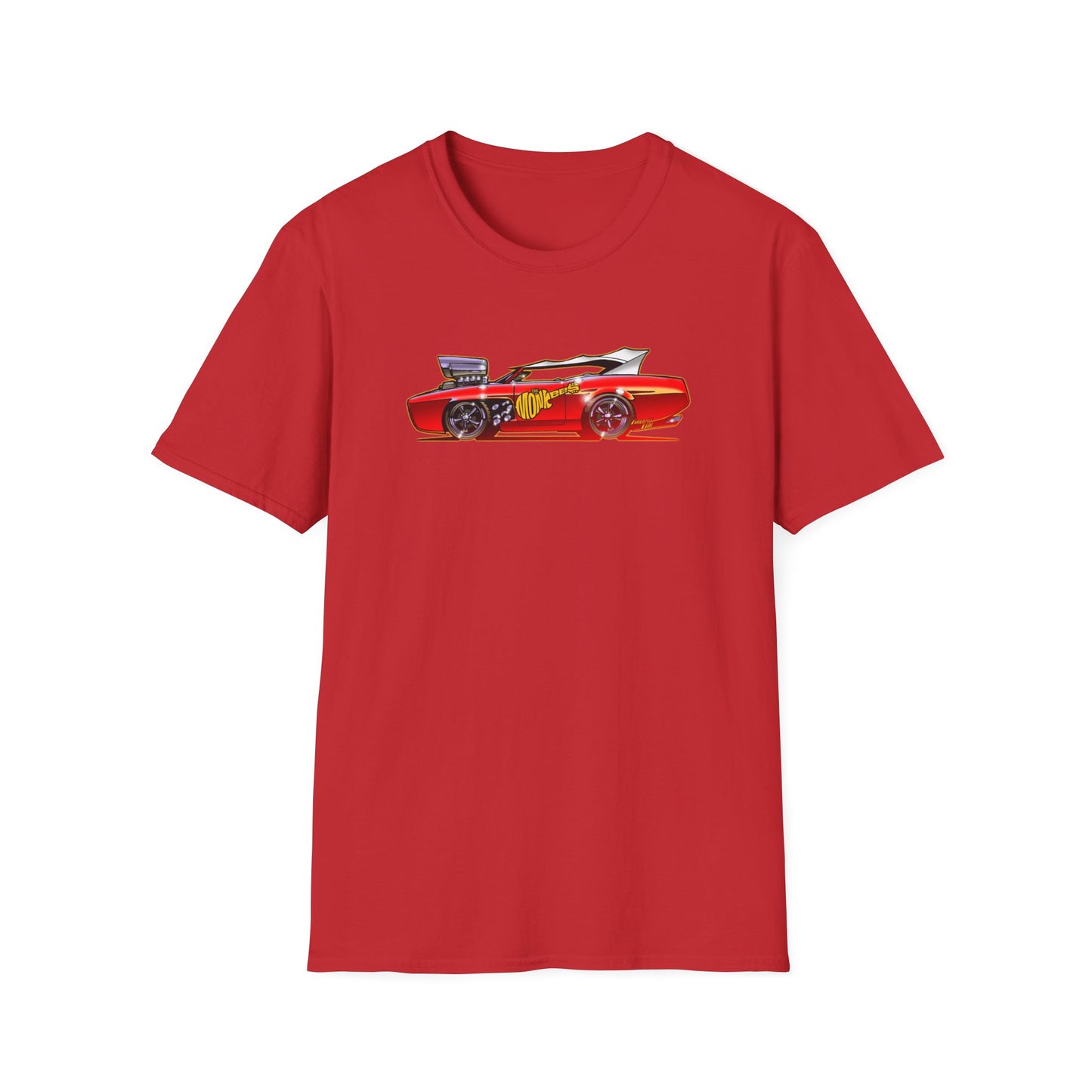 MONKEEMOBILE TV Car Concept Art  Softstyle T-Shirt Multiple Colors