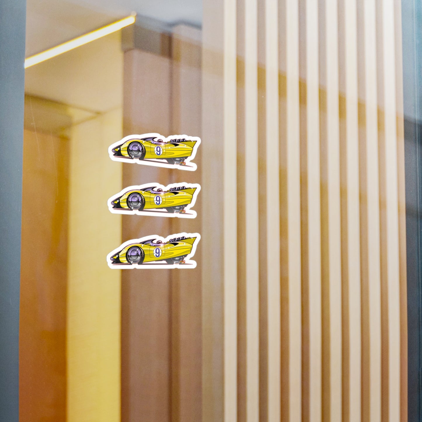 SPEED RACER RACERX SHOOTING STAR Fireball Art Decal Stickers - 4 Sizes