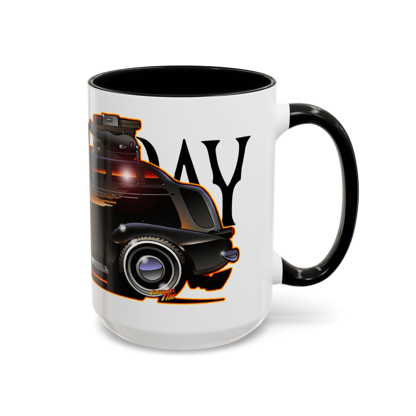 WEDNESDAY TV SHOW PONTIAC LIMO Collectible Art Coffee Mug - 2 Sizes