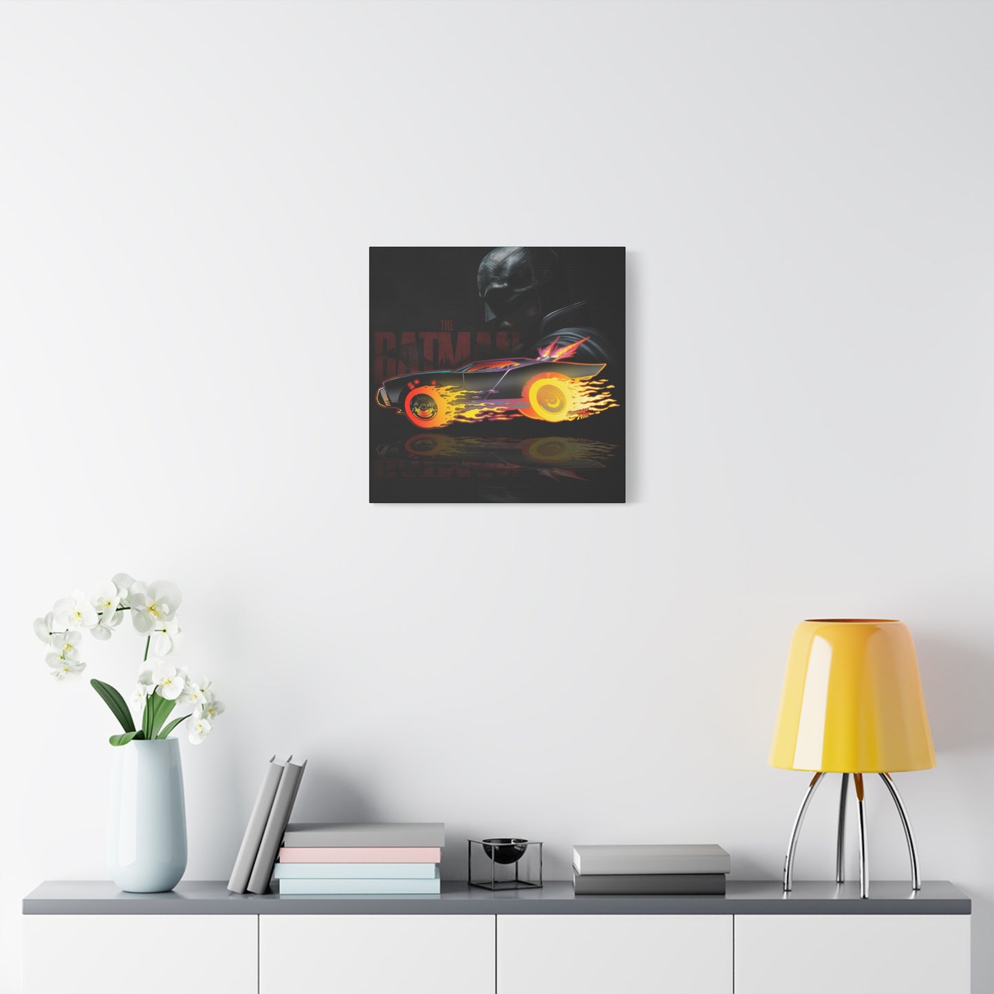BATMOBILE 2021 THE BATMAN Canvas Art Print - 2 Sizes