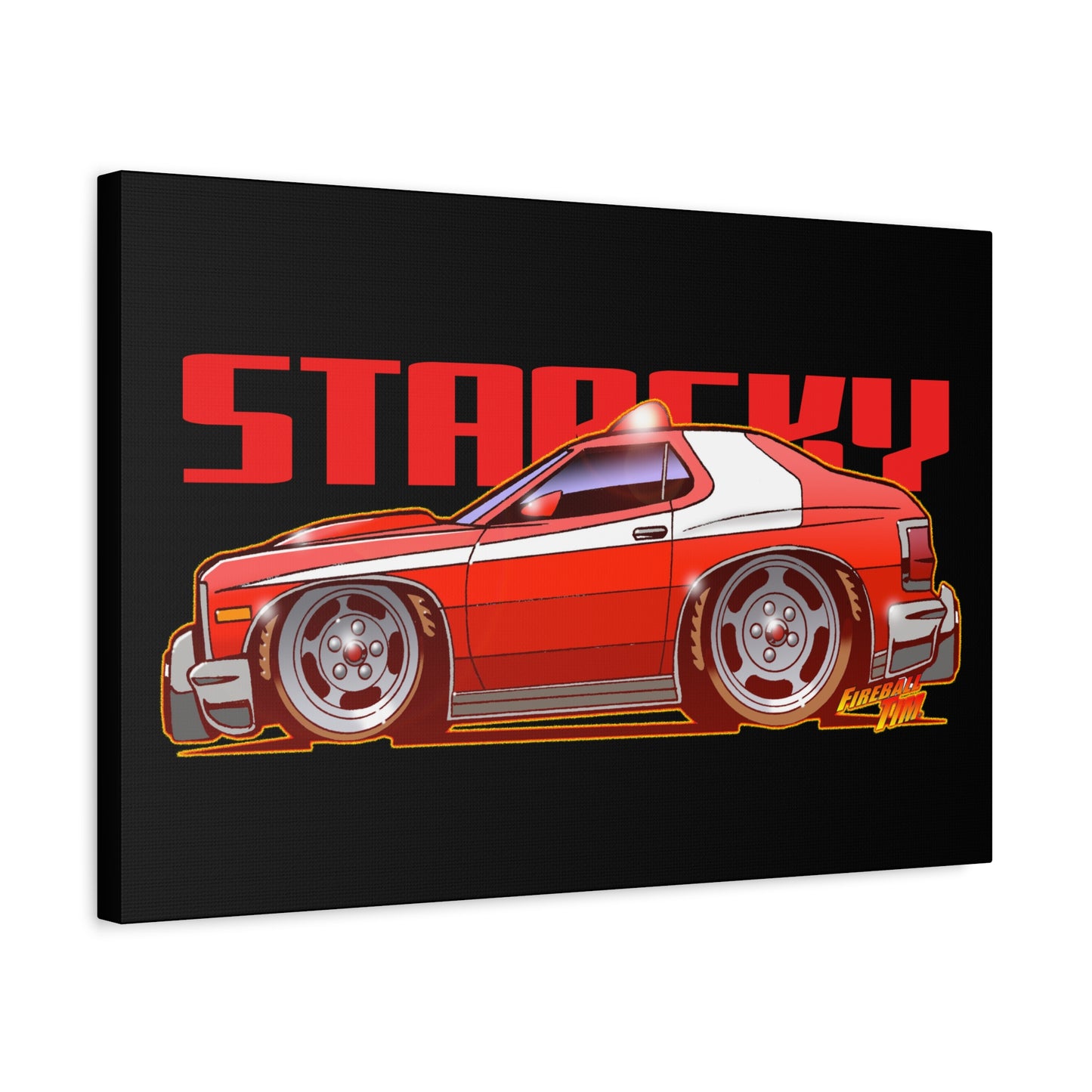 STARSKY Torino Fireball Canvas Art Print - 11x14
