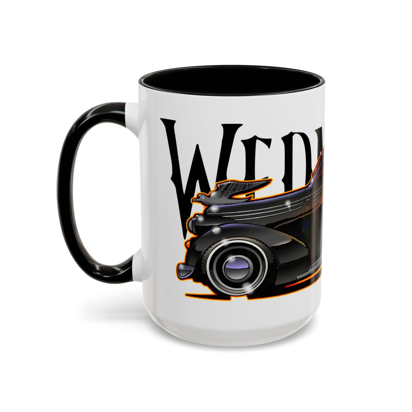 WEDNESDAY TV SHOW PONTIAC LIMO Collectible Art Coffee Mug - 2 Sizes