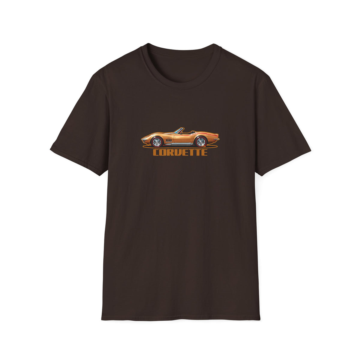 CHEVROLET CORVETTE 1969 Collectible Fireball Art TeeShirt
