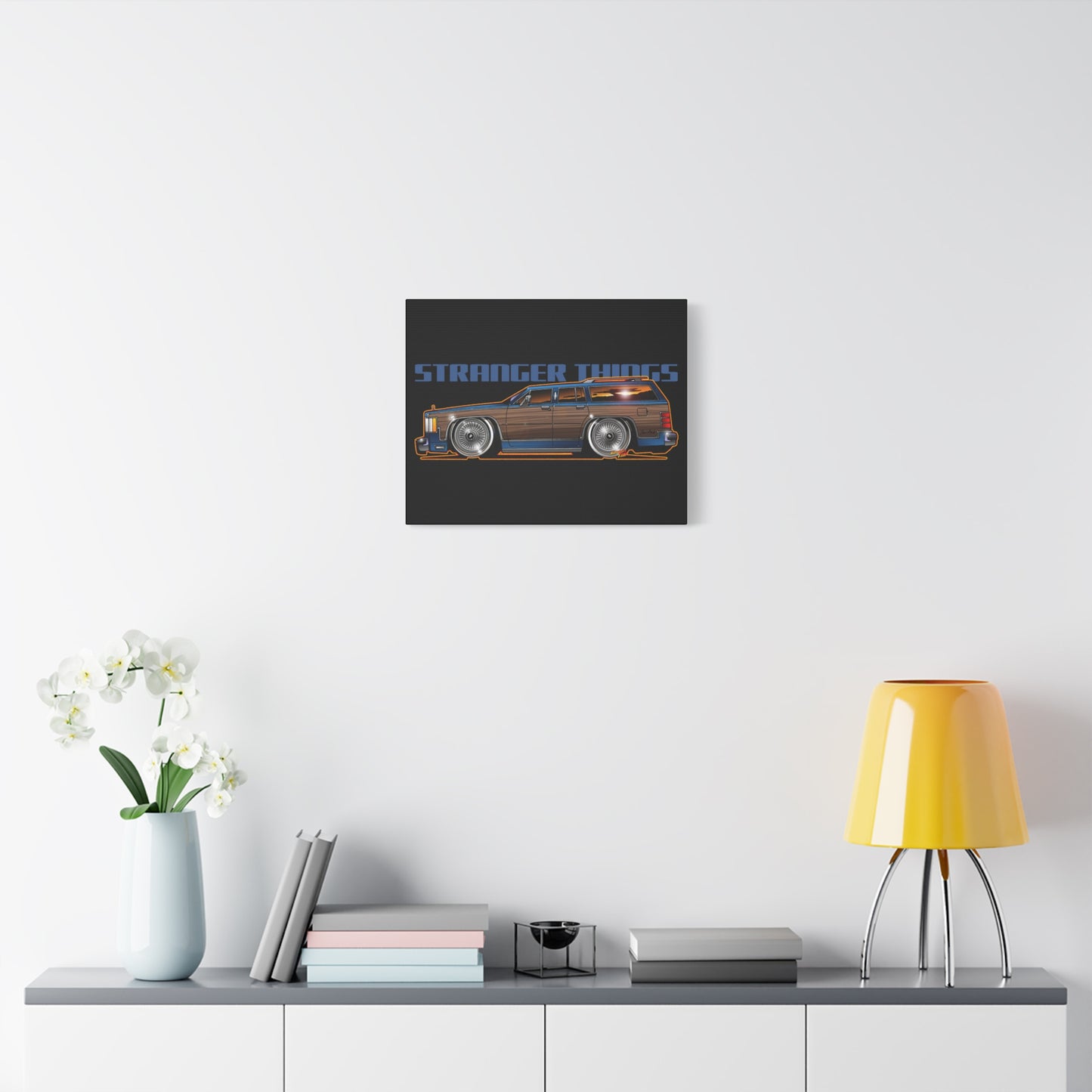 STRANGER THINGS Mercury Colony Park Wagon Collectible Canvas Art Wall Print - Multiple Sizes