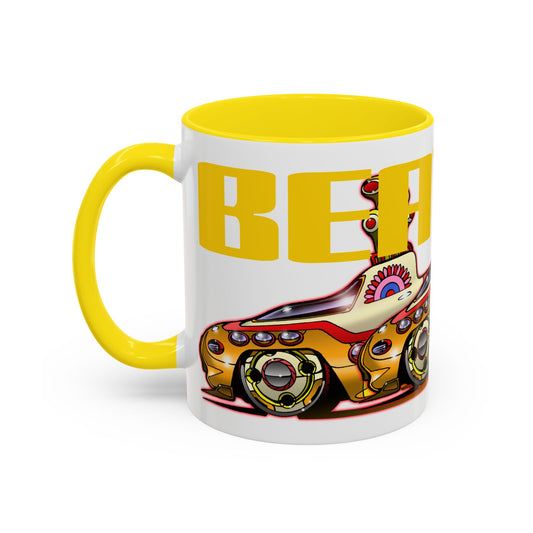 BEATLES YELLOW SUBMARINE Art Collectible Coffee Mug - 2 Sizes