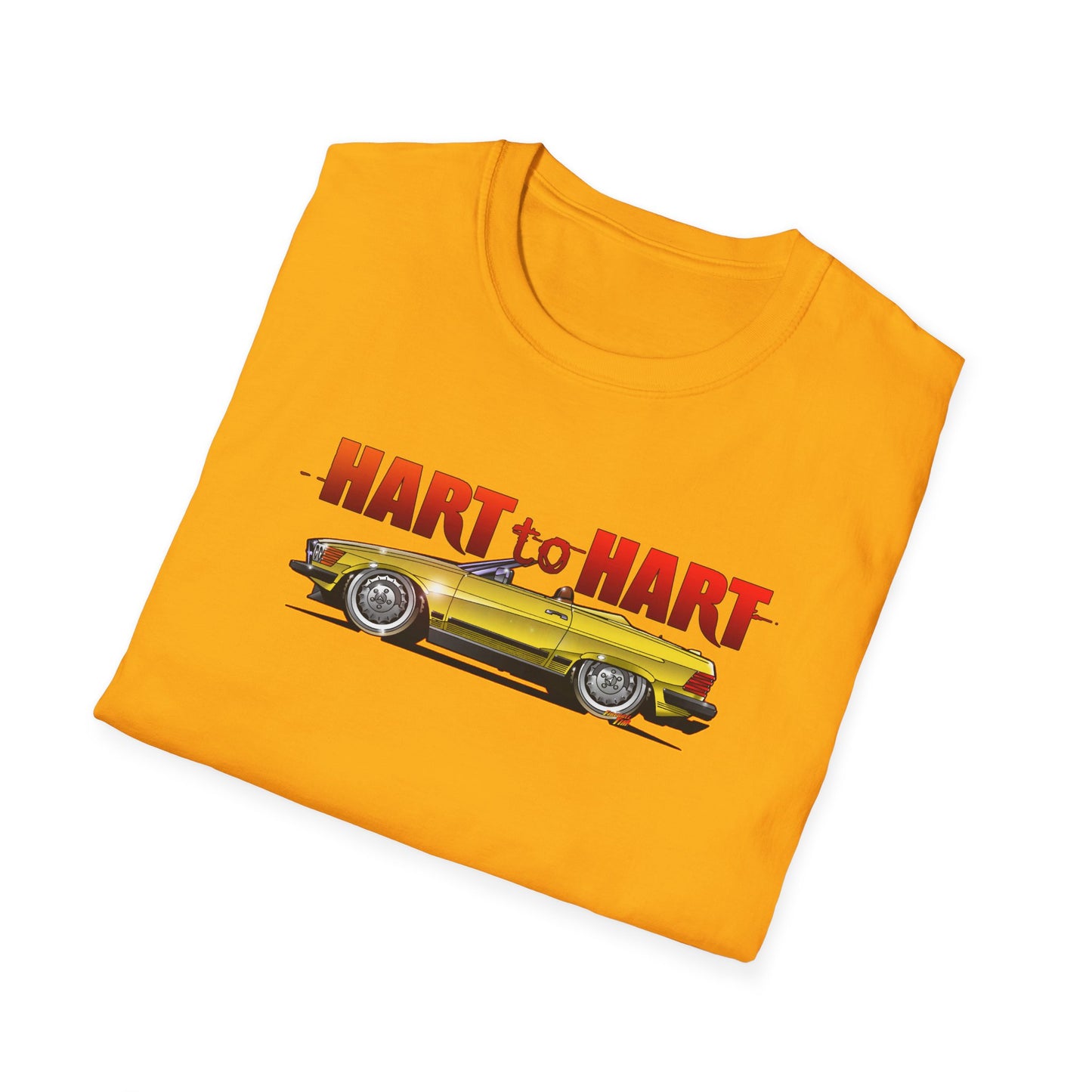 HART to HART TV Show Mercedes 450SL Concept Art Softstyle T-Shirt Multiple Colors