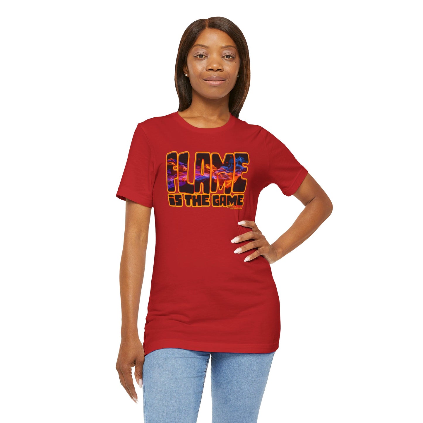 FLAME IS THE GAME Fireball Tim Garage Official Short Sleeve Tee 13 Colors