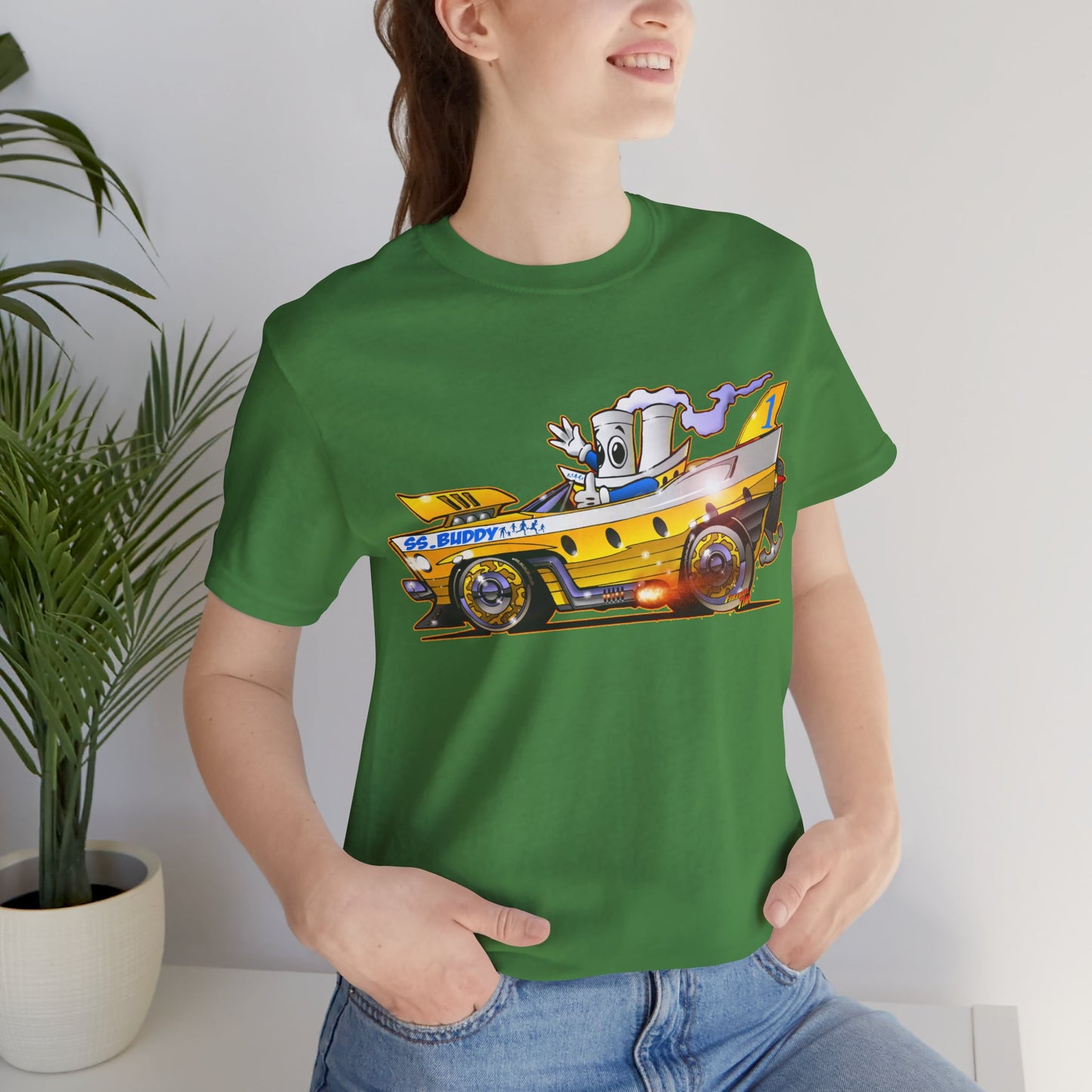 BUDDY CRUISE BUDDYMOBILE Custom Car Art Short Sleeve Tee in 17 Colors