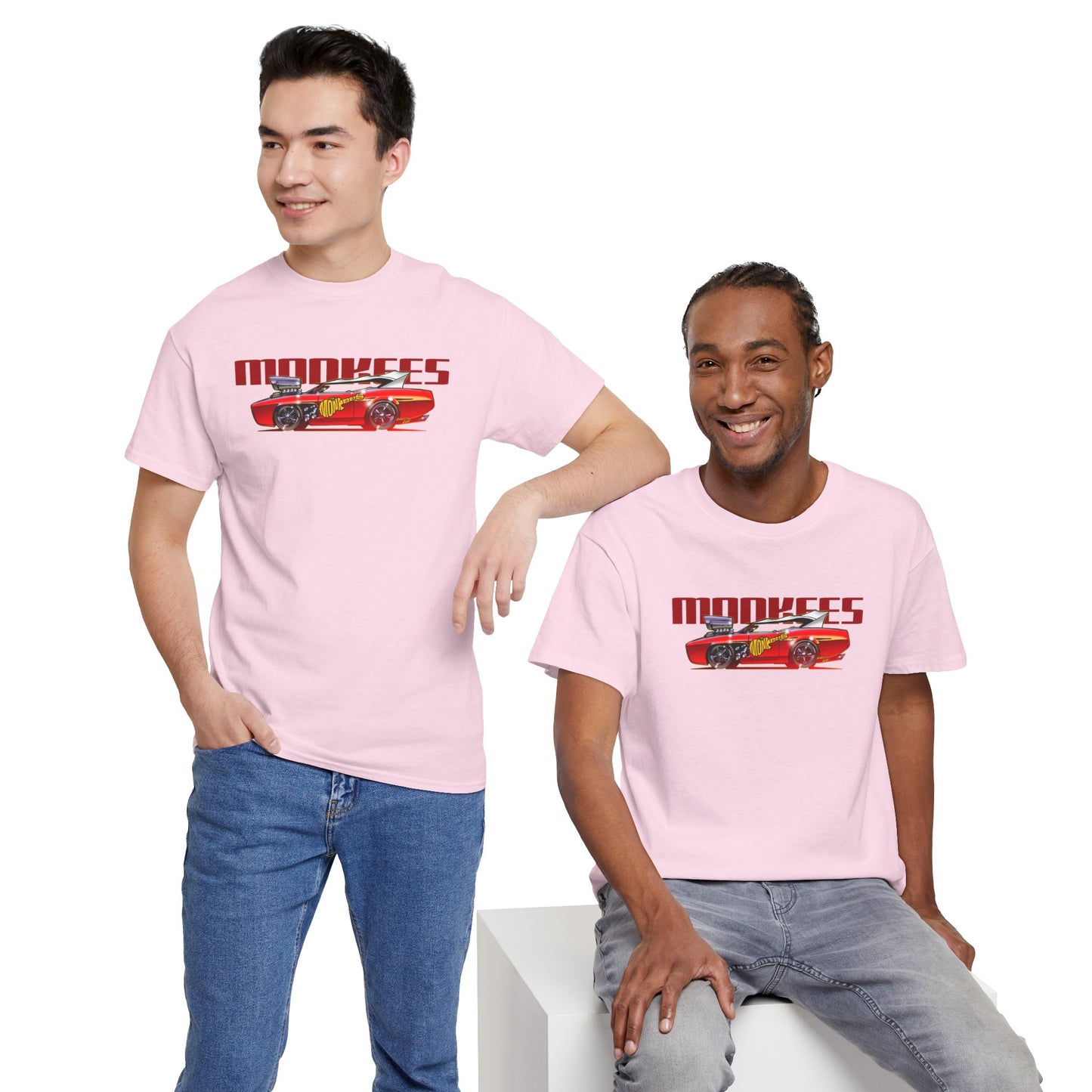 THE MONKEES Monkeemobile Cotton Tee Shirt - 12 Colors