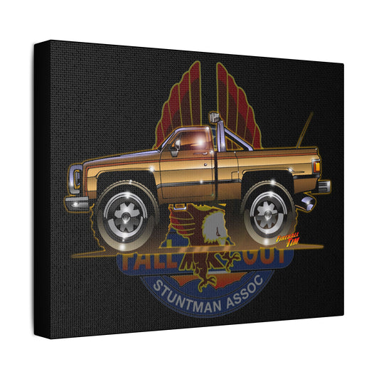 THE FALL GUY 1982 GMC K-2500 TV Show Truck Canvas Art Print - 11x14