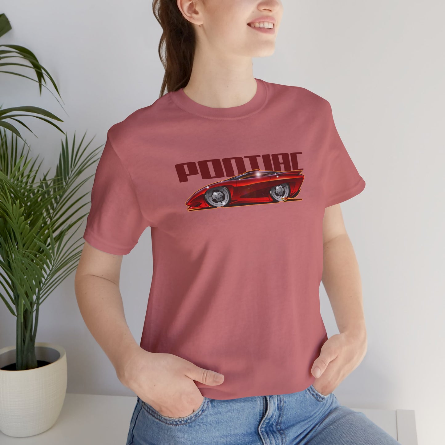 PONTIAC BANSHEE Concept Car Collectible Fireball Art Tee Shirt