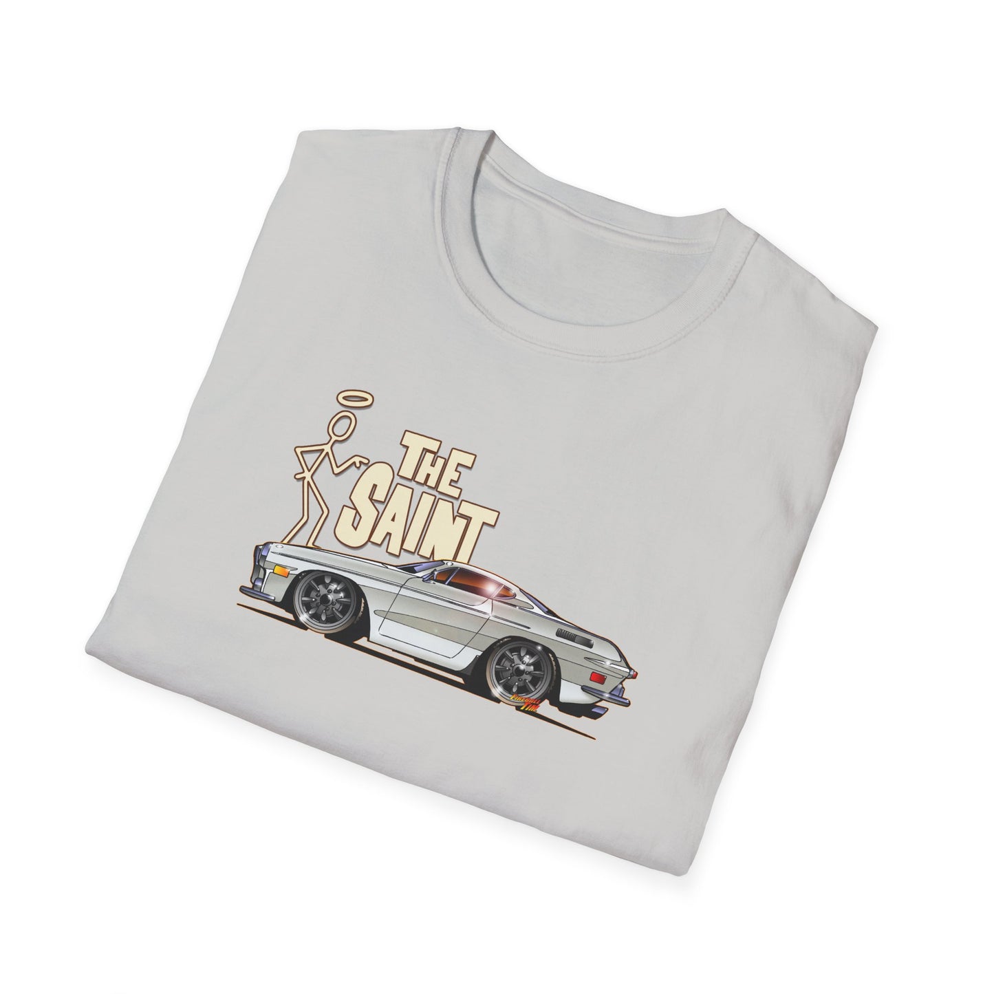 THE SAINT 1967 VOLVO 1800 S ST1 Concept Art Unisex Softstyle T-Shirt 13 Colors