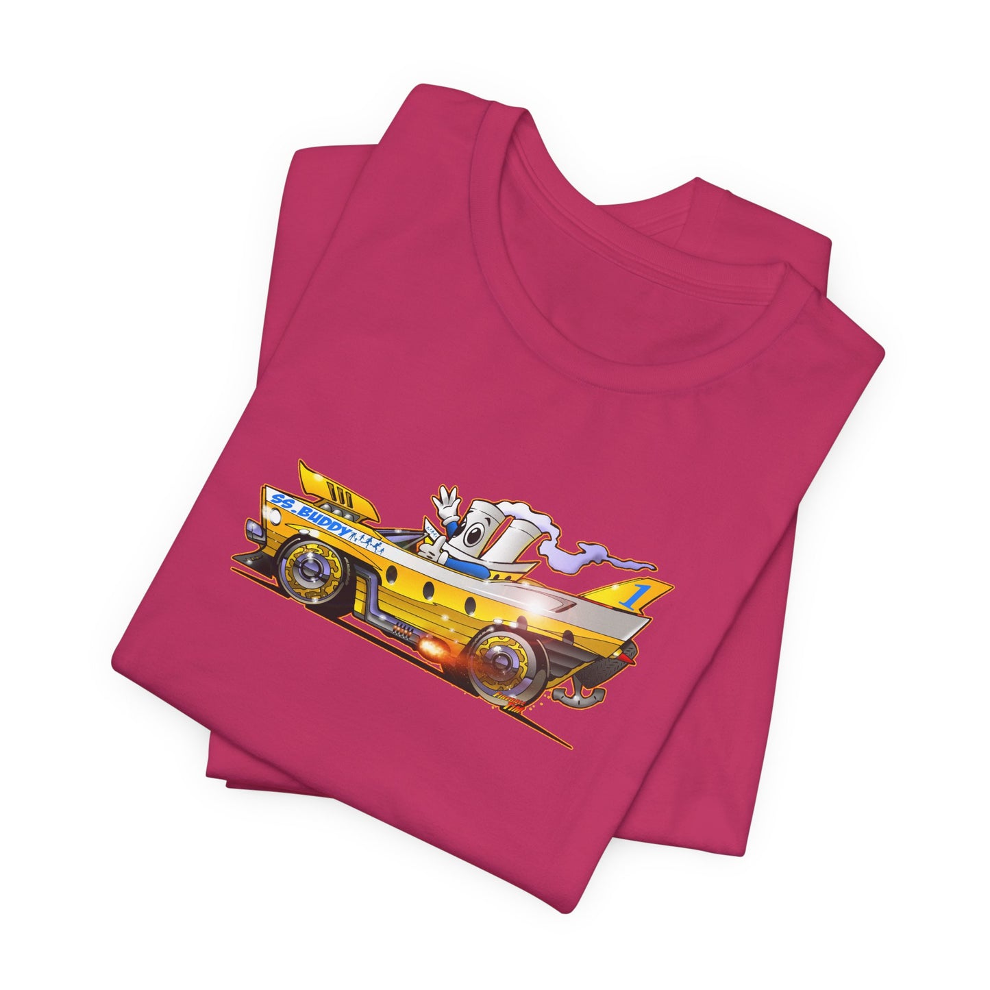 BUDDY CRUISE BUDDYMOBILE Custom Car Art Short Sleeve Tee in 17 Colors