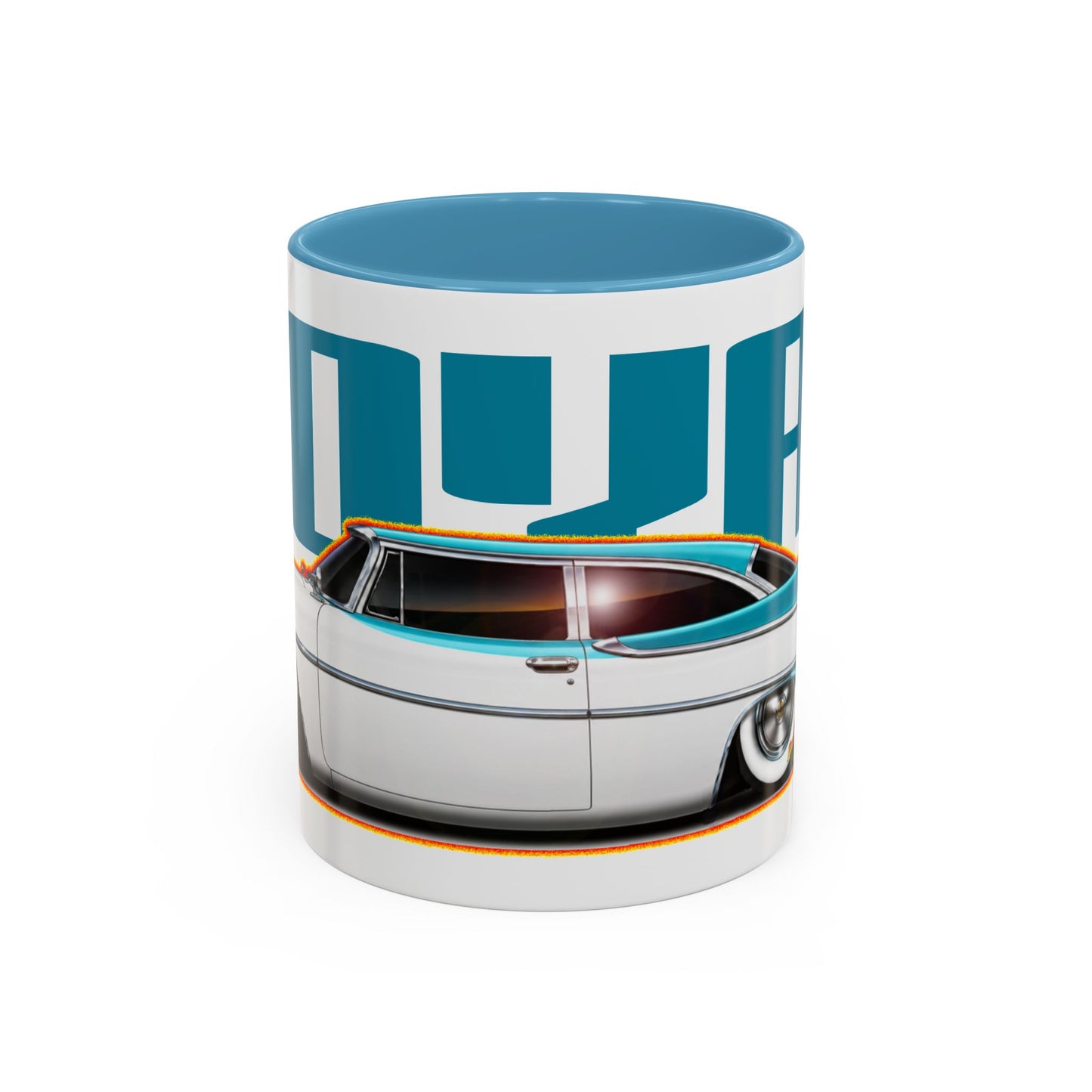 DODGE CUSTOM ROYAL 1957 Collectible Fireball Art Coffee Mug - 2 Sizes