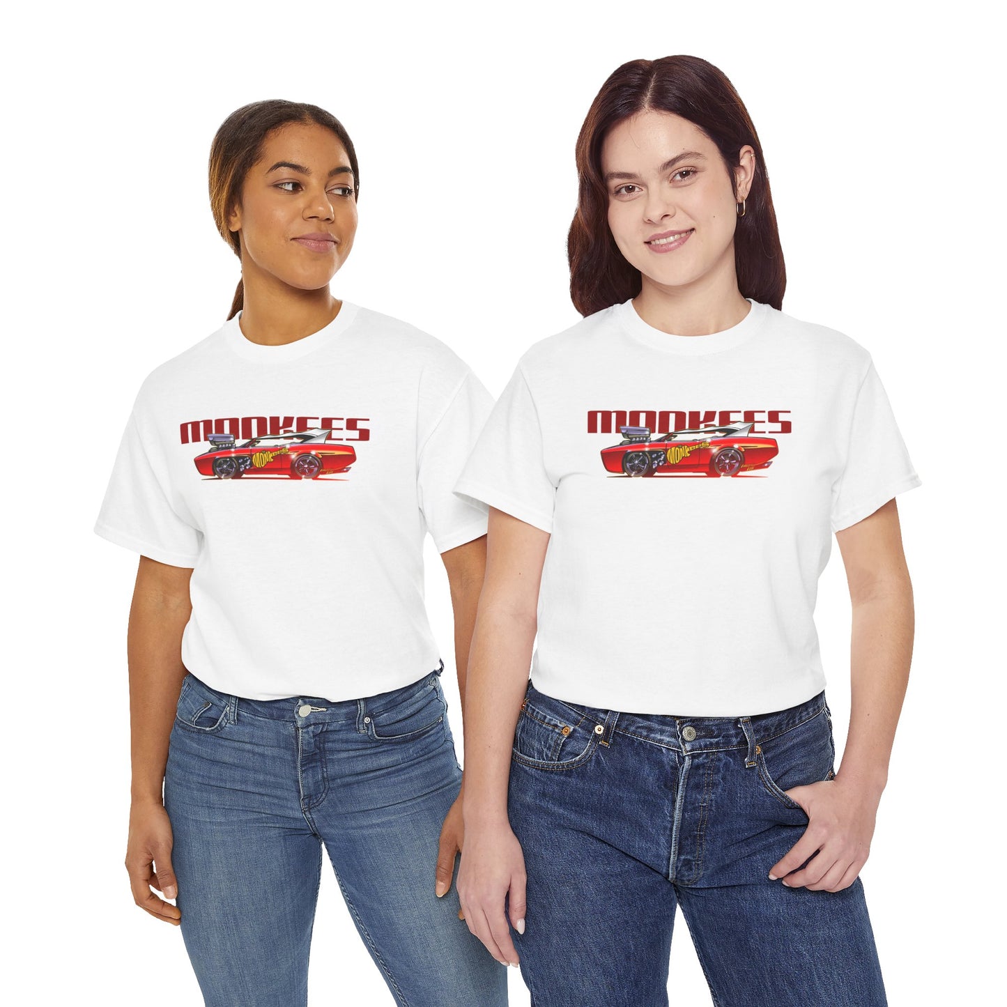 THE MONKEES Monkeemobile Cotton Tee Shirt - 12 Colors