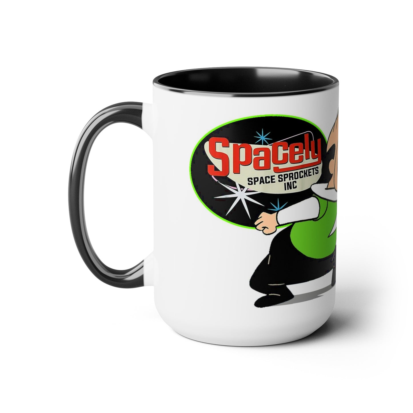 THE JETSONS SPACELY SPACE SPROCKETS Vintage TV Show Coffee Mug 15oz