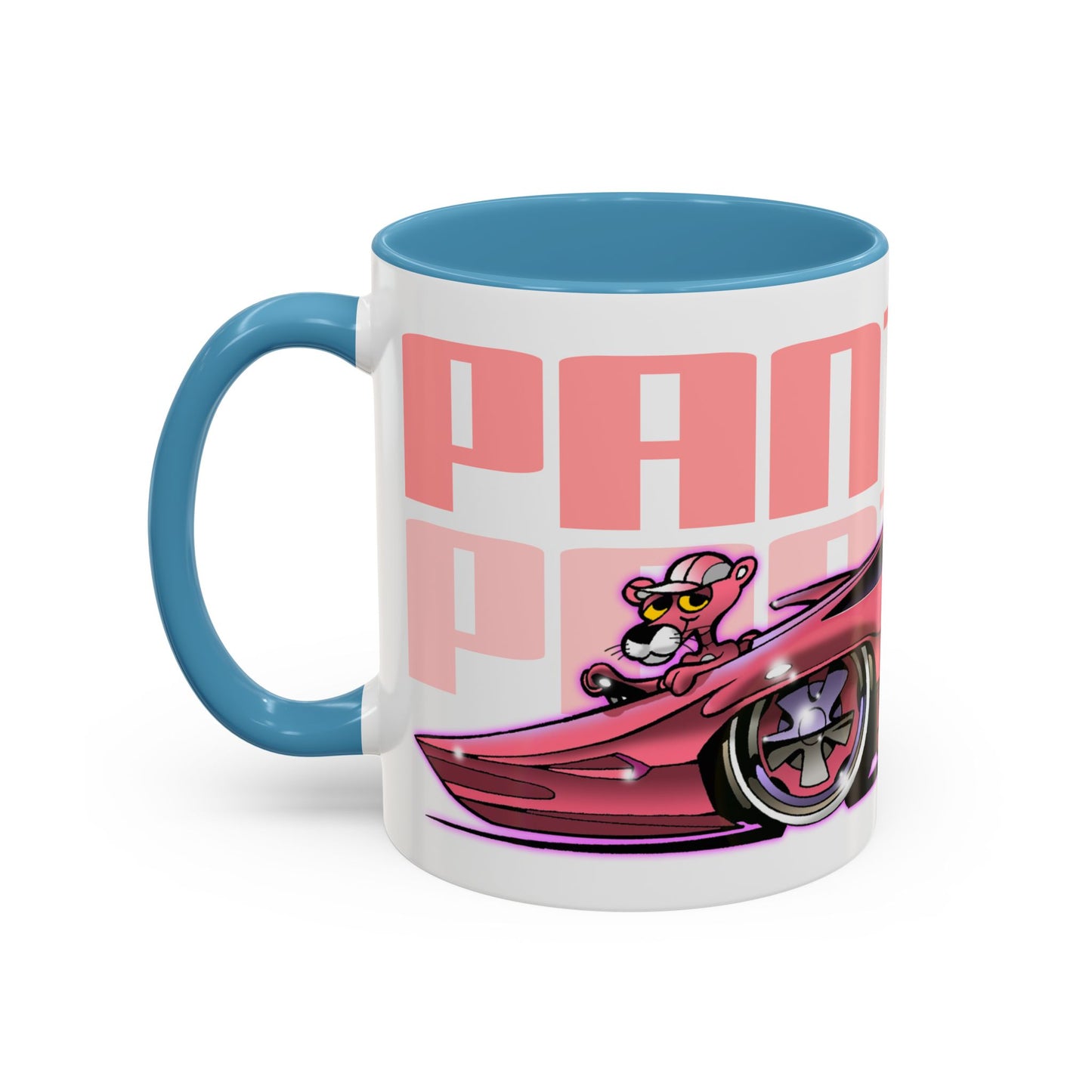 PINK PANTHER PANTHERMOBILE Collectible Coffee Art Mug - 2 Sizes