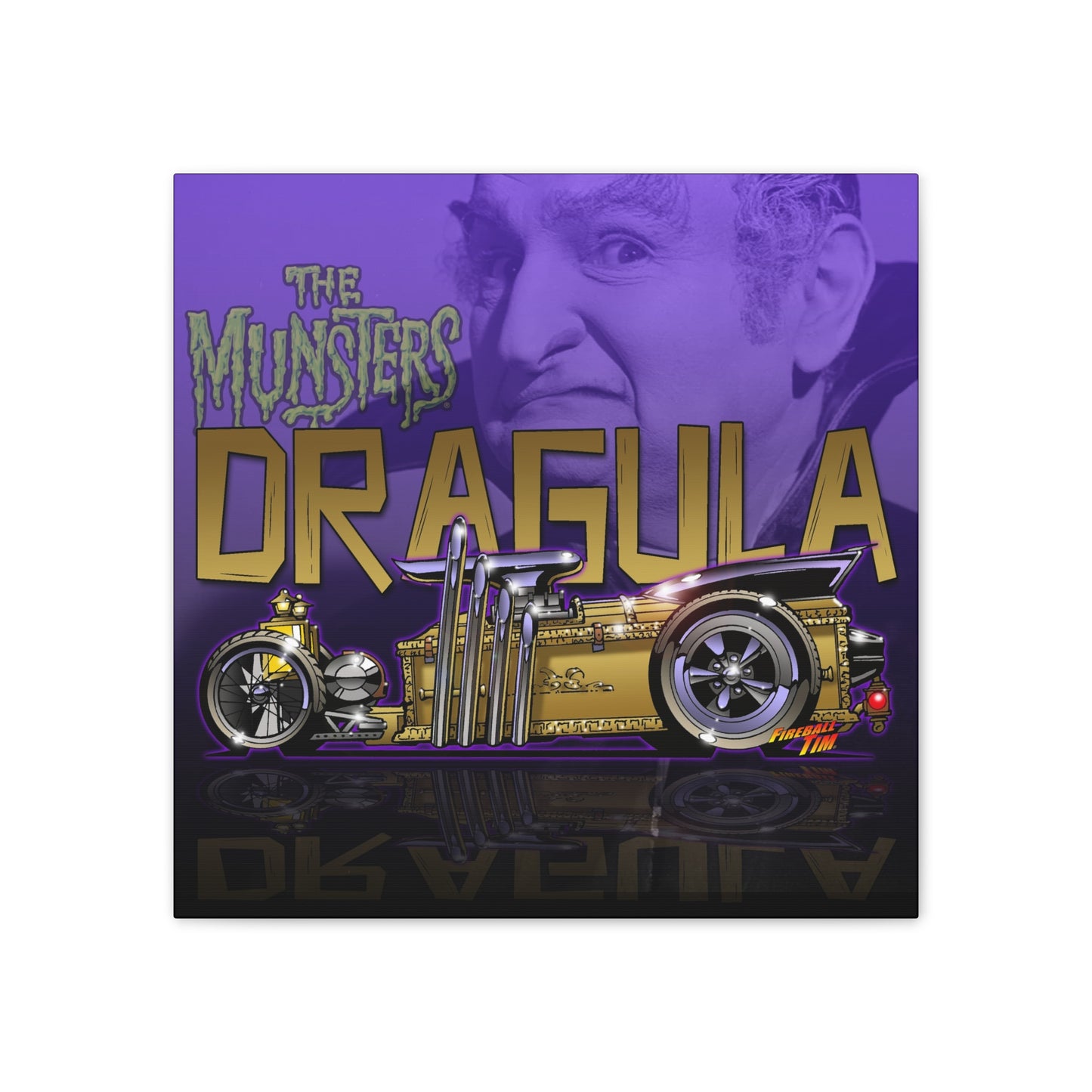 MUNSTERS DRAGULA TV Show Canvas Art Print - 2 Sizes