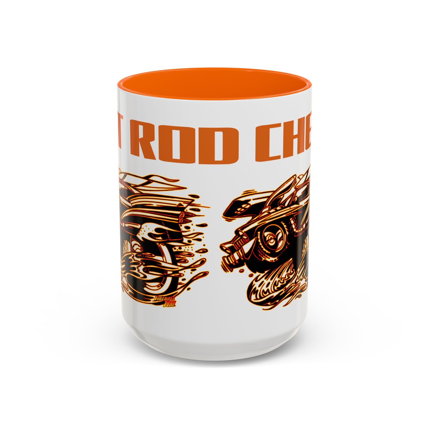 HOT ROD CHEVY Fireball Muscle Car Collectible Coffee Mug - 2 Sizes