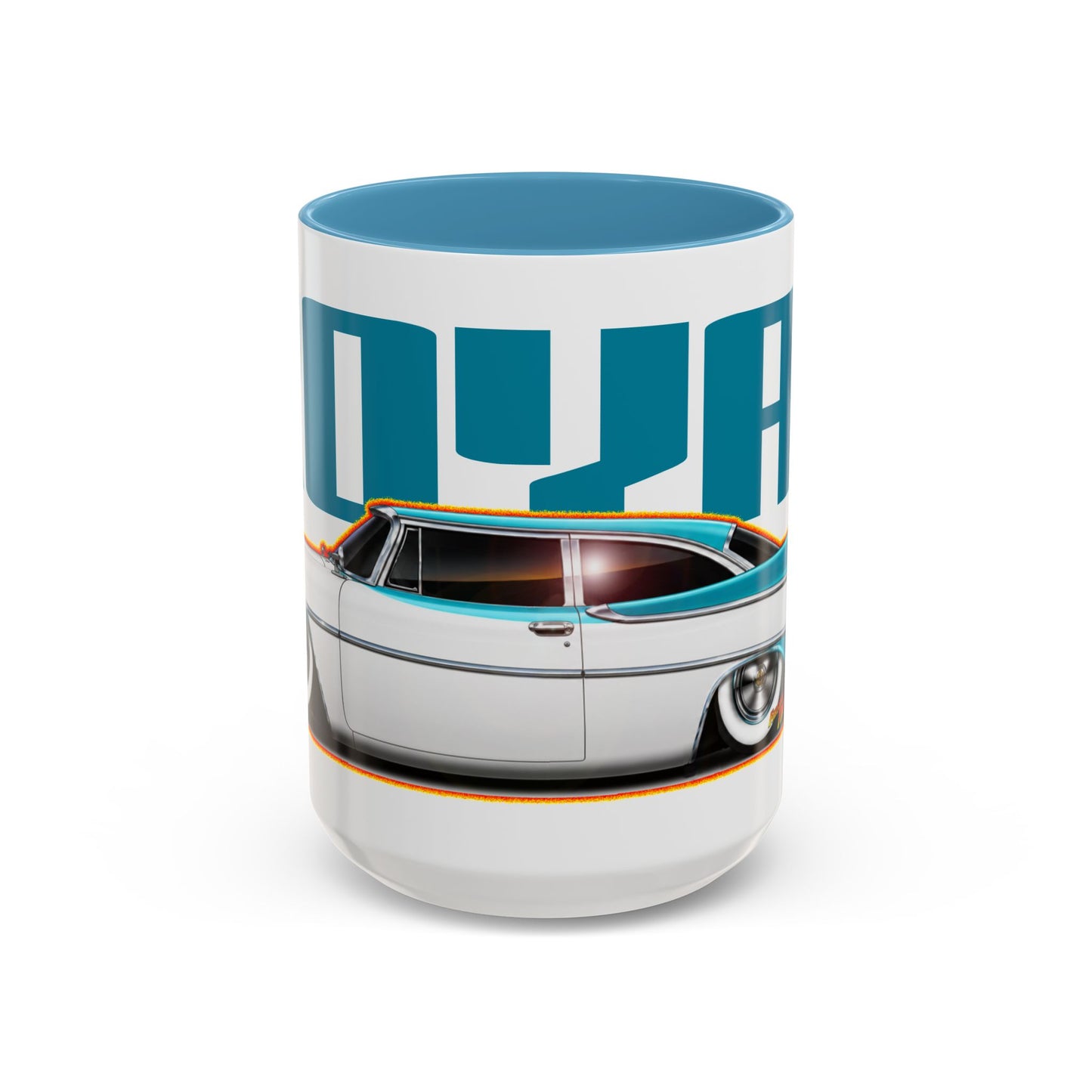 DODGE CUSTOM ROYAL 1957 Collectible Fireball Art Coffee Mug - 2 Sizes