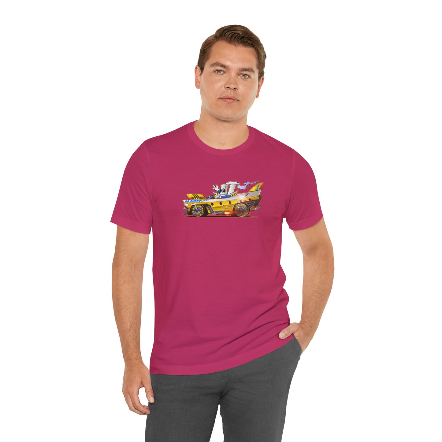 BUDDY CRUISE BUDDYMOBILE Custom Car Art Short Sleeve Tee in 17 Colors