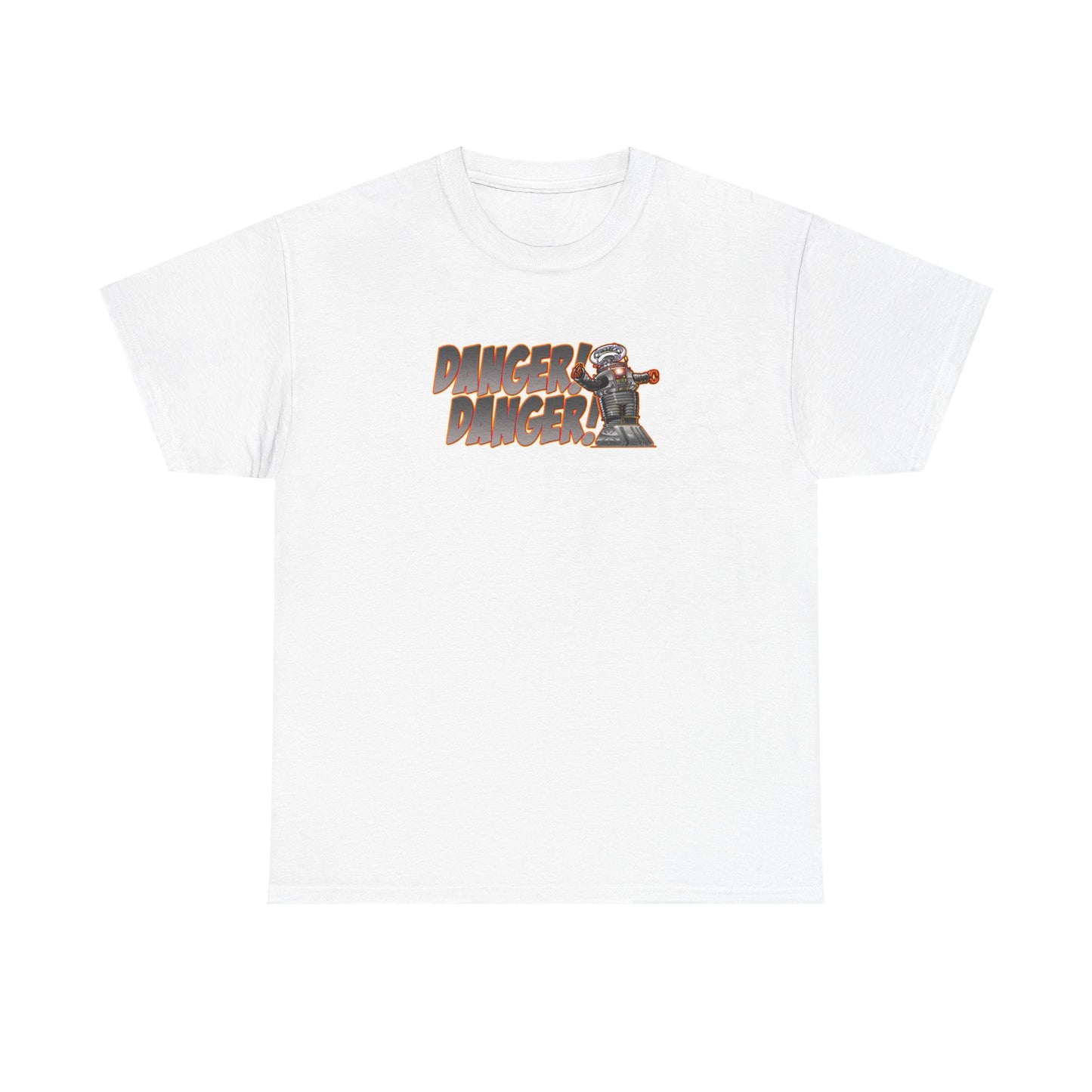 LOST IN SPACE ROBOT DANGER Heavy Cotton Tee Shirt - Mutiple Colors