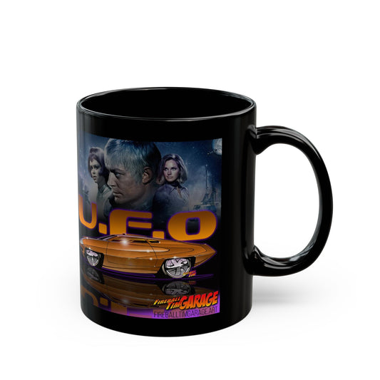 UFO ED STRAKER CAR TV Car Concept Art Coffee Mug 11oz-Mug-Fireball Tim Garage