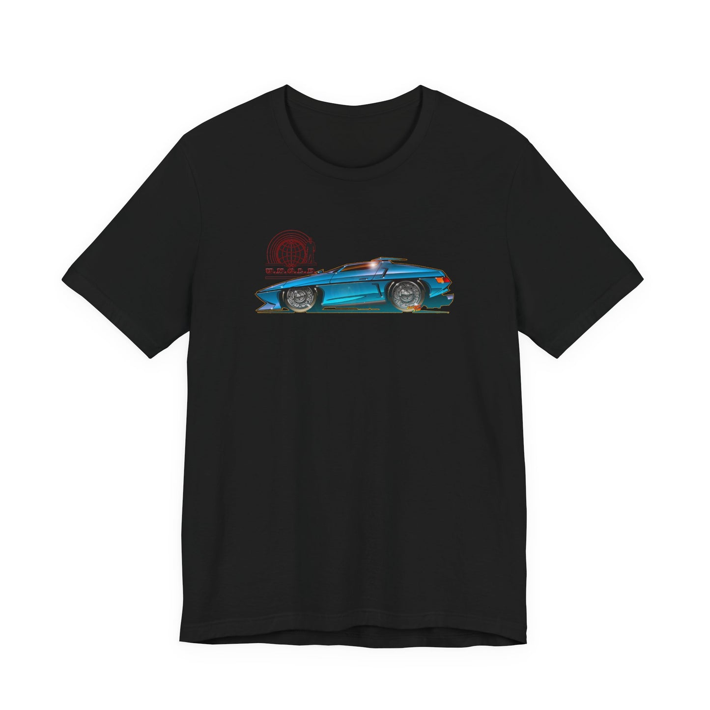 THE MAN FROM UNCLE Piranha TV Car Fireball Jersey Short Sleeve Tee Shirt - Multiple Colors