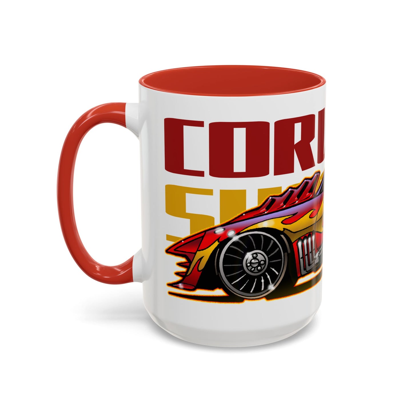 CORVETTE SUMMER Movie Car Collectible Fireball Art Coffee Mug - 2 Sizes