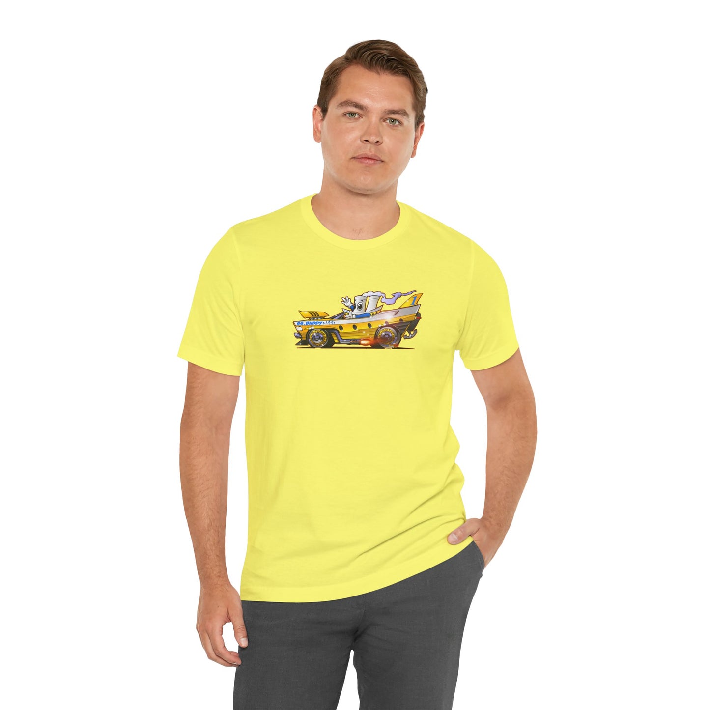 BUDDY CRUISE BUDDYMOBILE Custom Car Art Short Sleeve Tee in 17 Colors