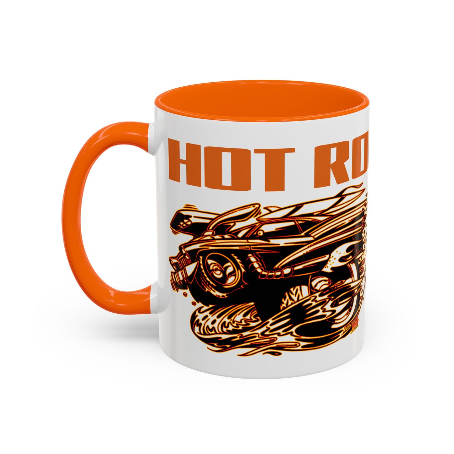 HOT ROD CHEVY Fireball Muscle Car Collectible Coffee Mug - 2 Sizes