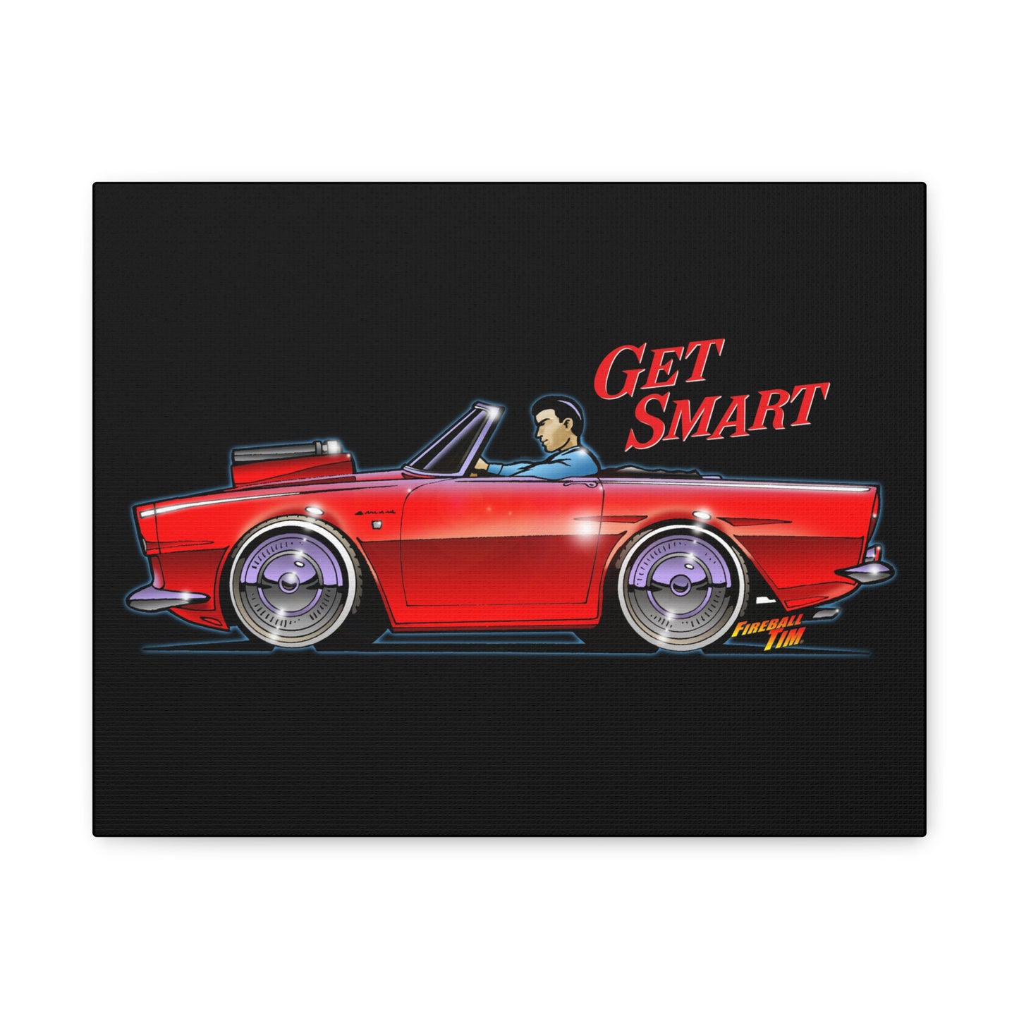 GET SMART TV Show 1965 Sunbeam Tiger Canvas Art Wall Print - 11x14