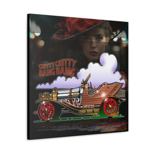 CHITTY CHITTY Bang Bang Movie Car Concept Art Canvas MASTERPRINT 3 Sizes