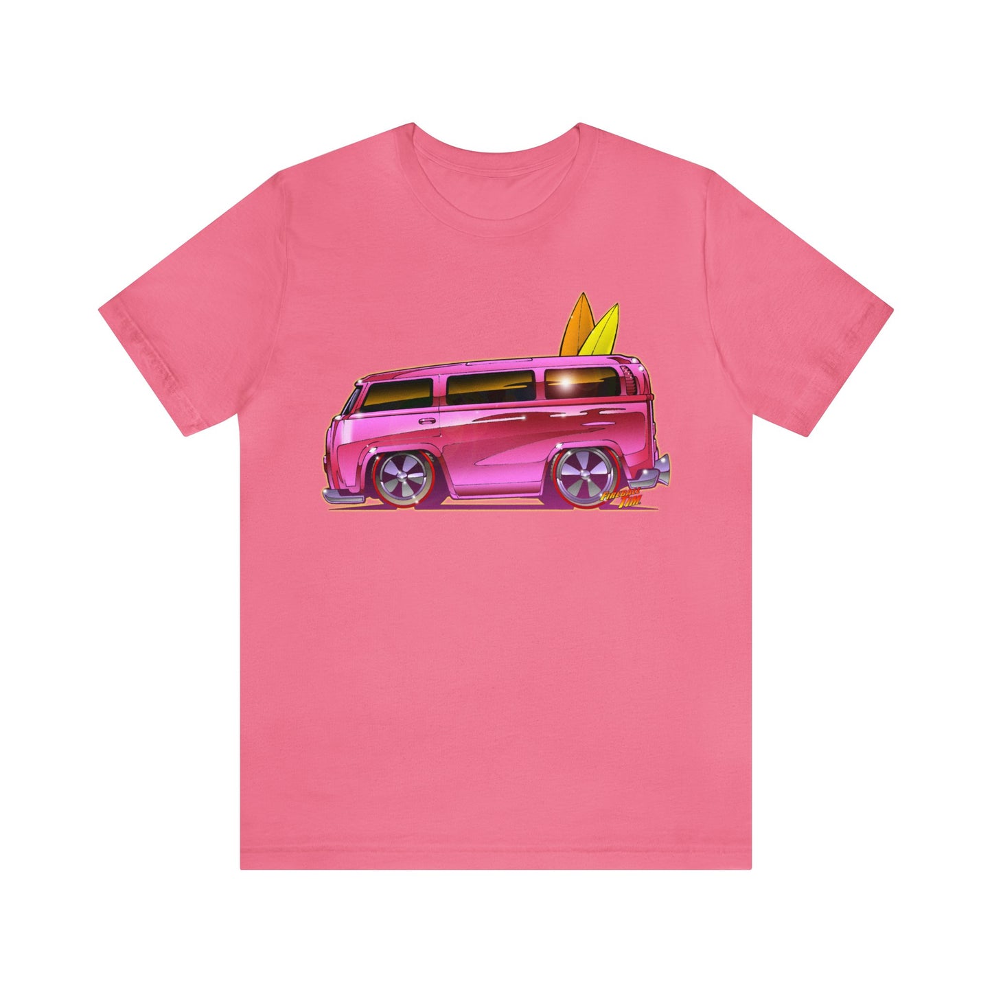 Hot Wheels PINK BEACH BOMB VW Bus Unisex Jersey Short Sleeve TShirt 12 Colors
