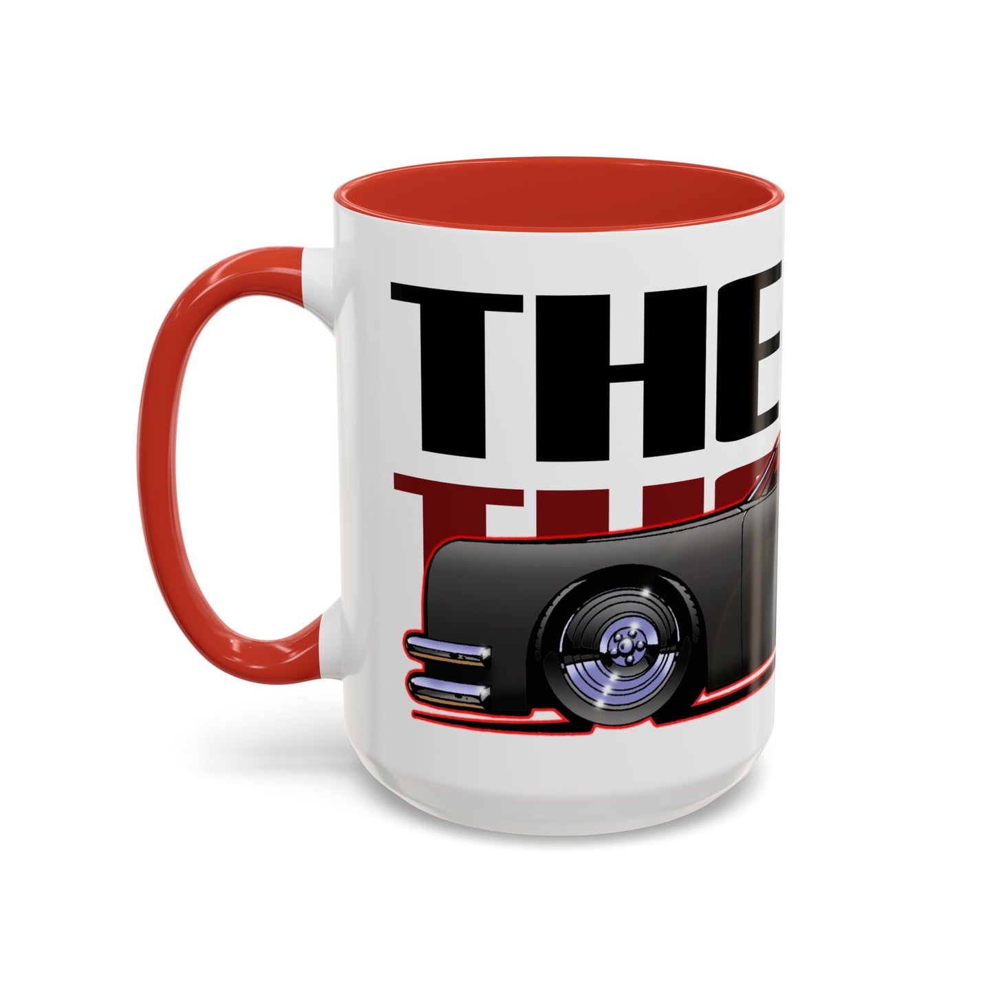 THE CAR Movie Car Collectible Fireball Art Coffee Mug - 2 Sizes
