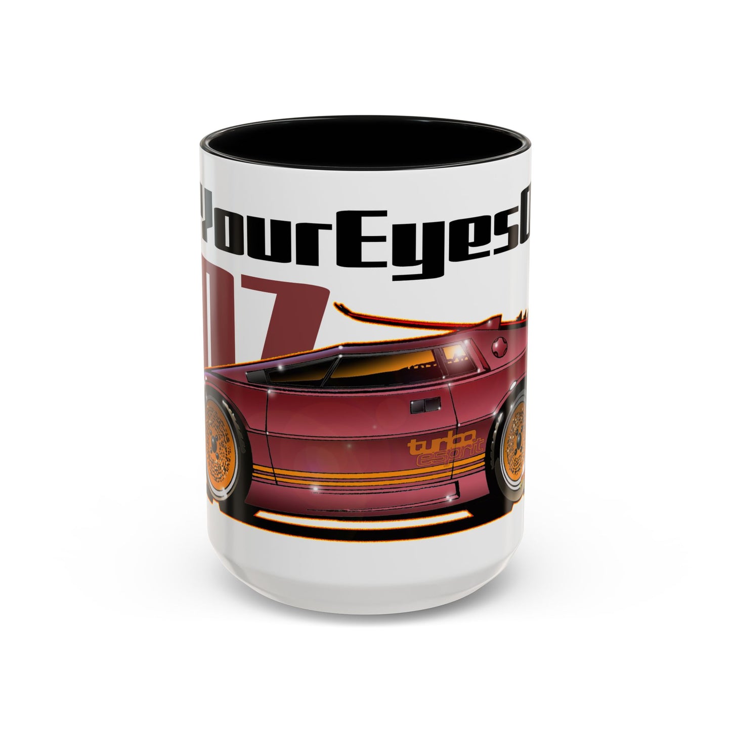 LOTUS ESPRIT TURBO For Your Eyes Only 007 James Bond Collectible Art Coffee Mug - 2 Sizes