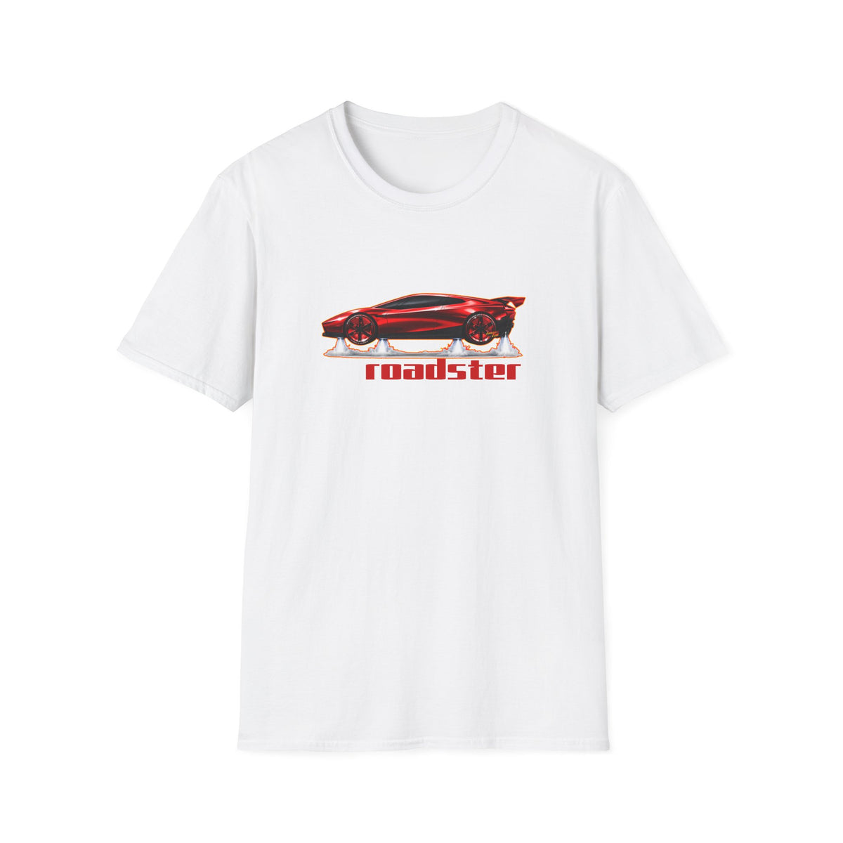 TESLA FLYING ROADSTER Collectible Fireball Art TeeShirt
