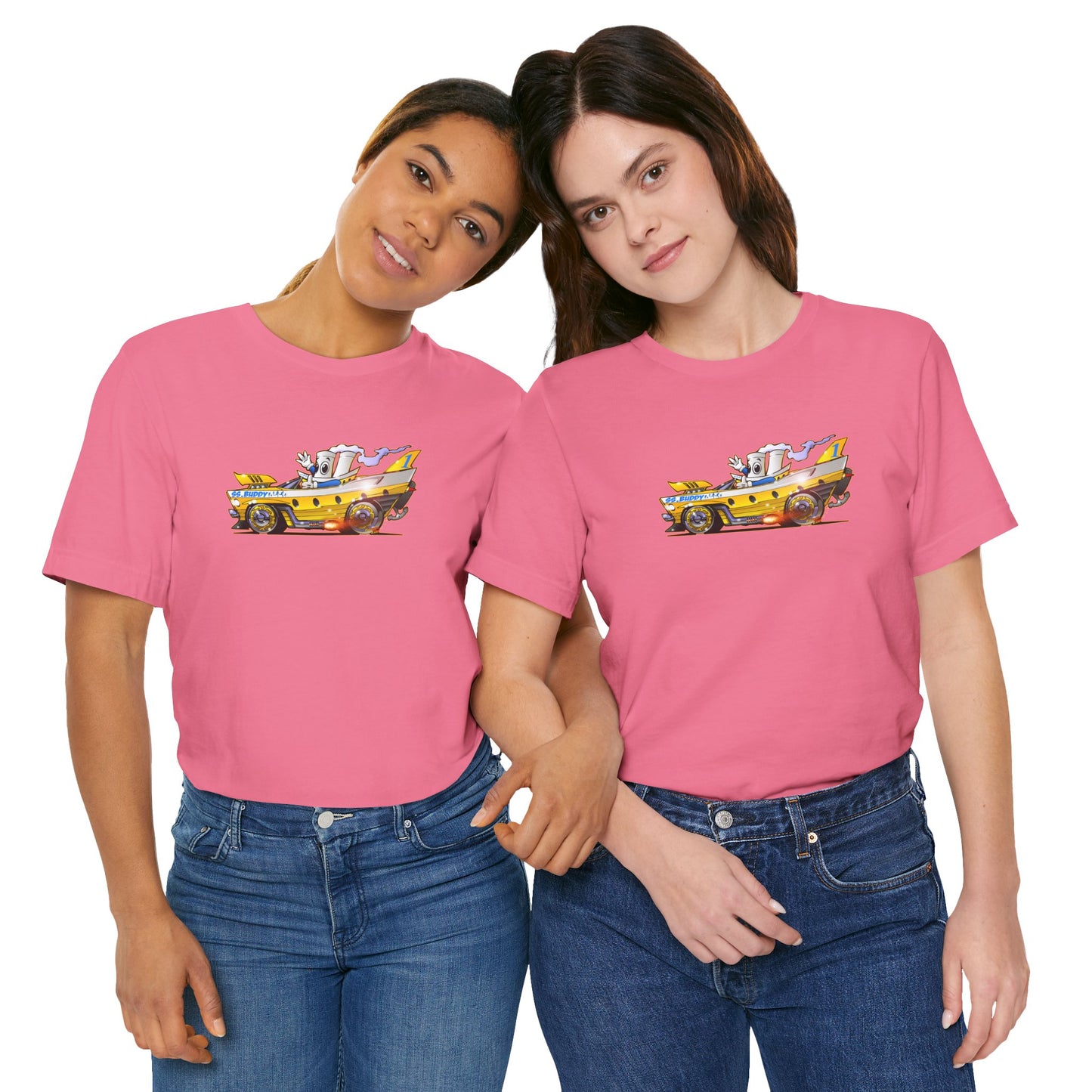 BUDDY CRUISE BUDDYMOBILE Custom Car Art Short Sleeve Tee in 17 Colors
