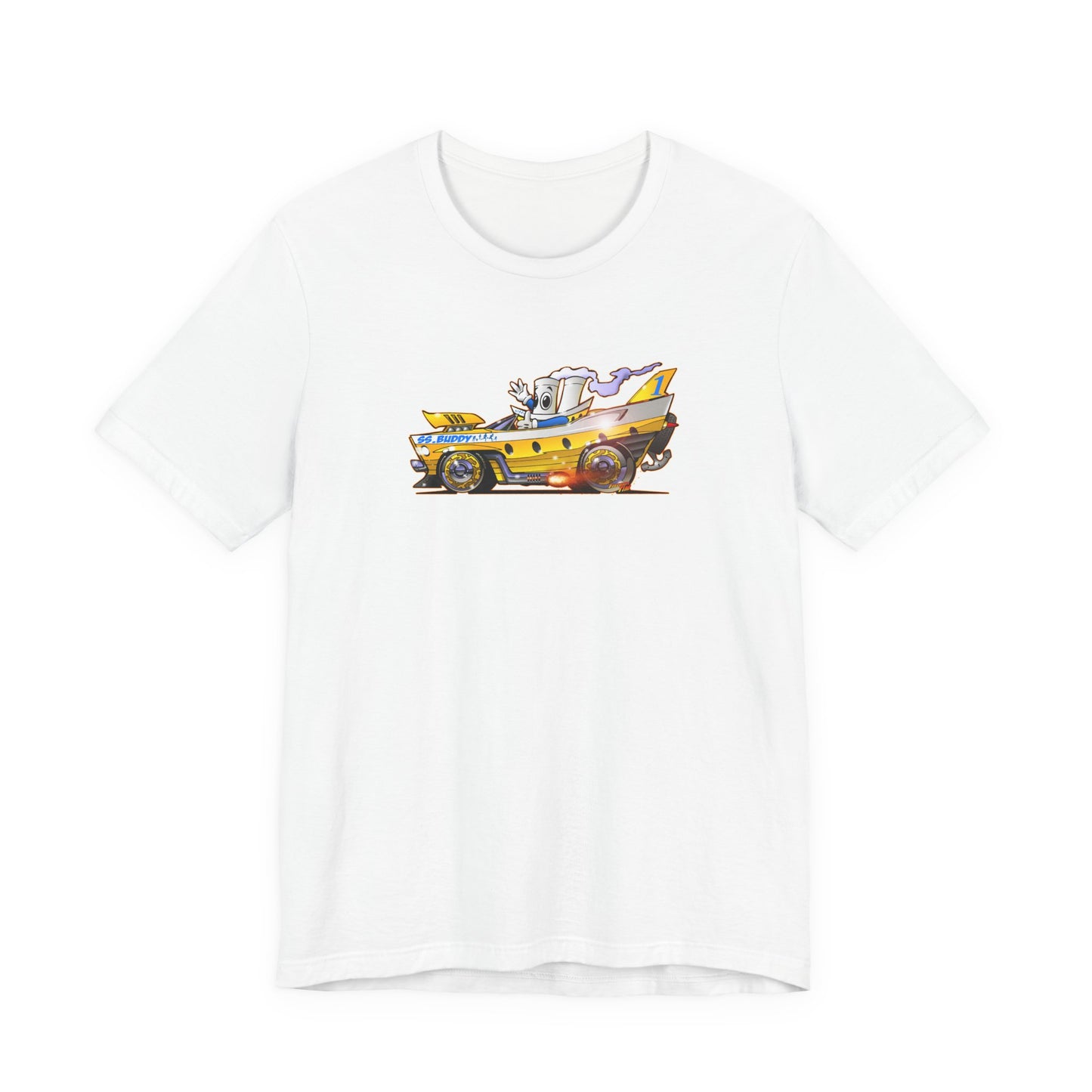 BUDDY CRUISE BUDDYMOBILE Custom Car Art Short Sleeve Tee in 17 Colors