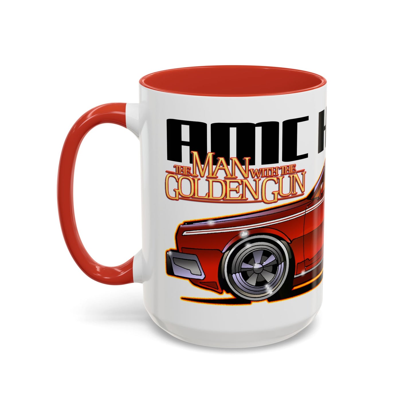 MAN WITH THE GOLDEN GUN AMC Hornet James Bond Fireball Art Collectible Coffee Mug