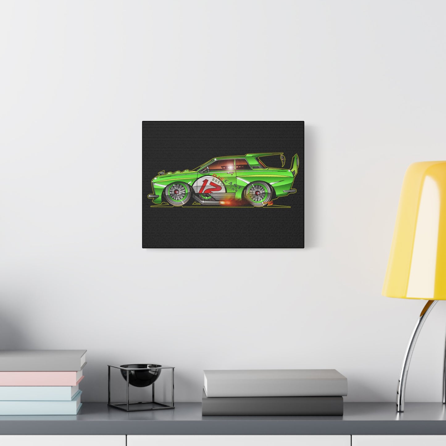 DATSUN 510 DIECAST BREAKDOWN JDM Canvas Art Wall Print - 11x14