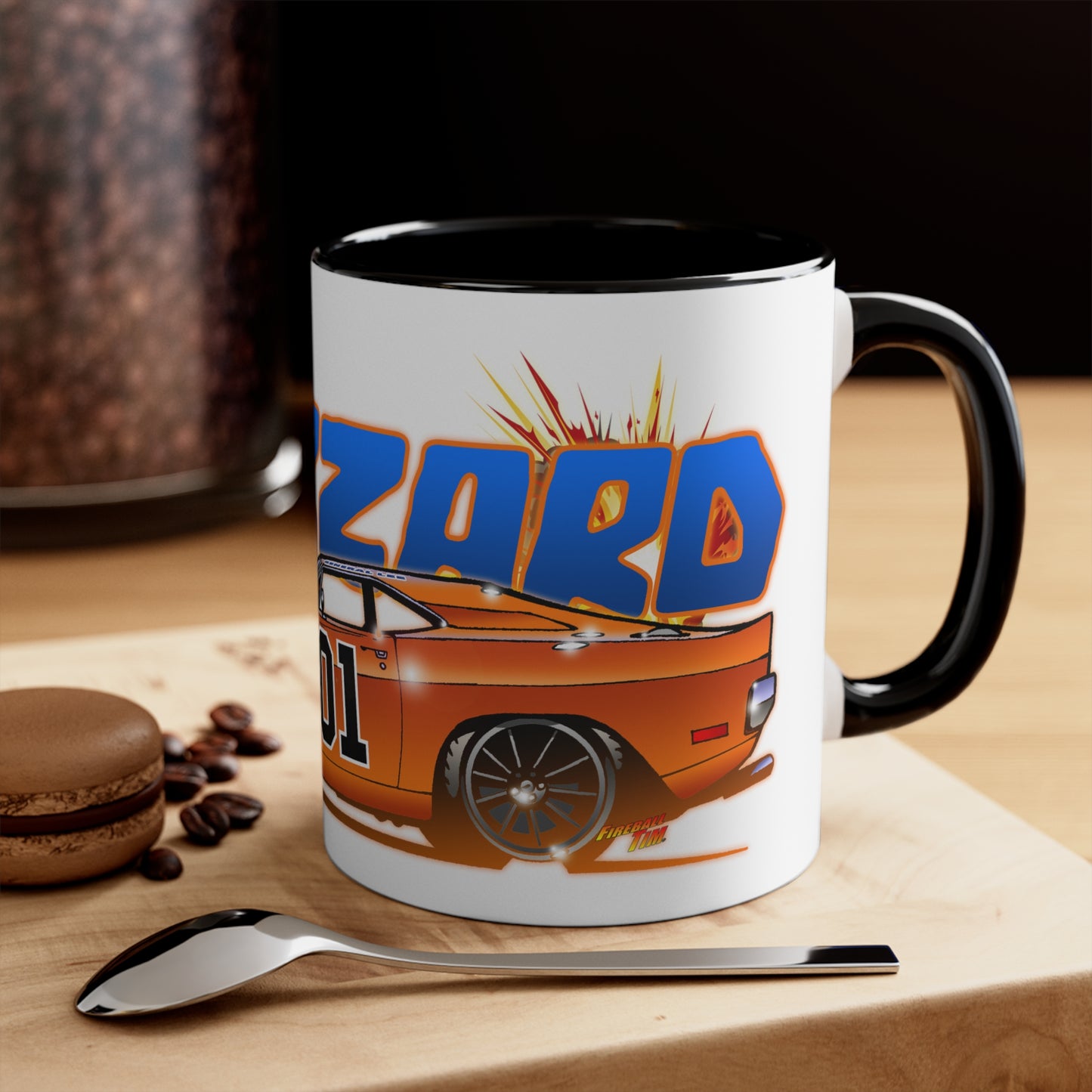 GENERAL LEE Dukes of Hazzard Movie Car Coffee Mug 11oz