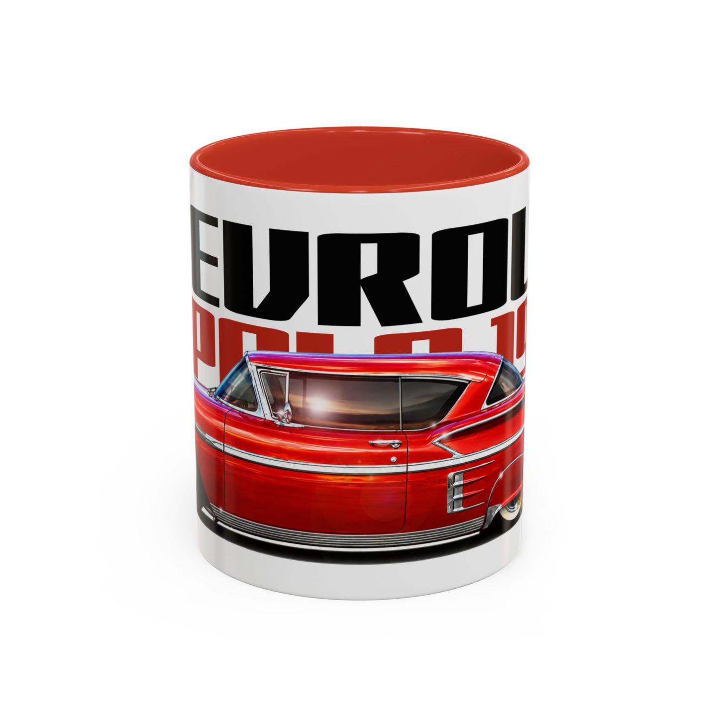 CHEVROLET CUSTOM IMPALA 1958 Collectible Fireball Art Coffee Mug - 2 Sizes