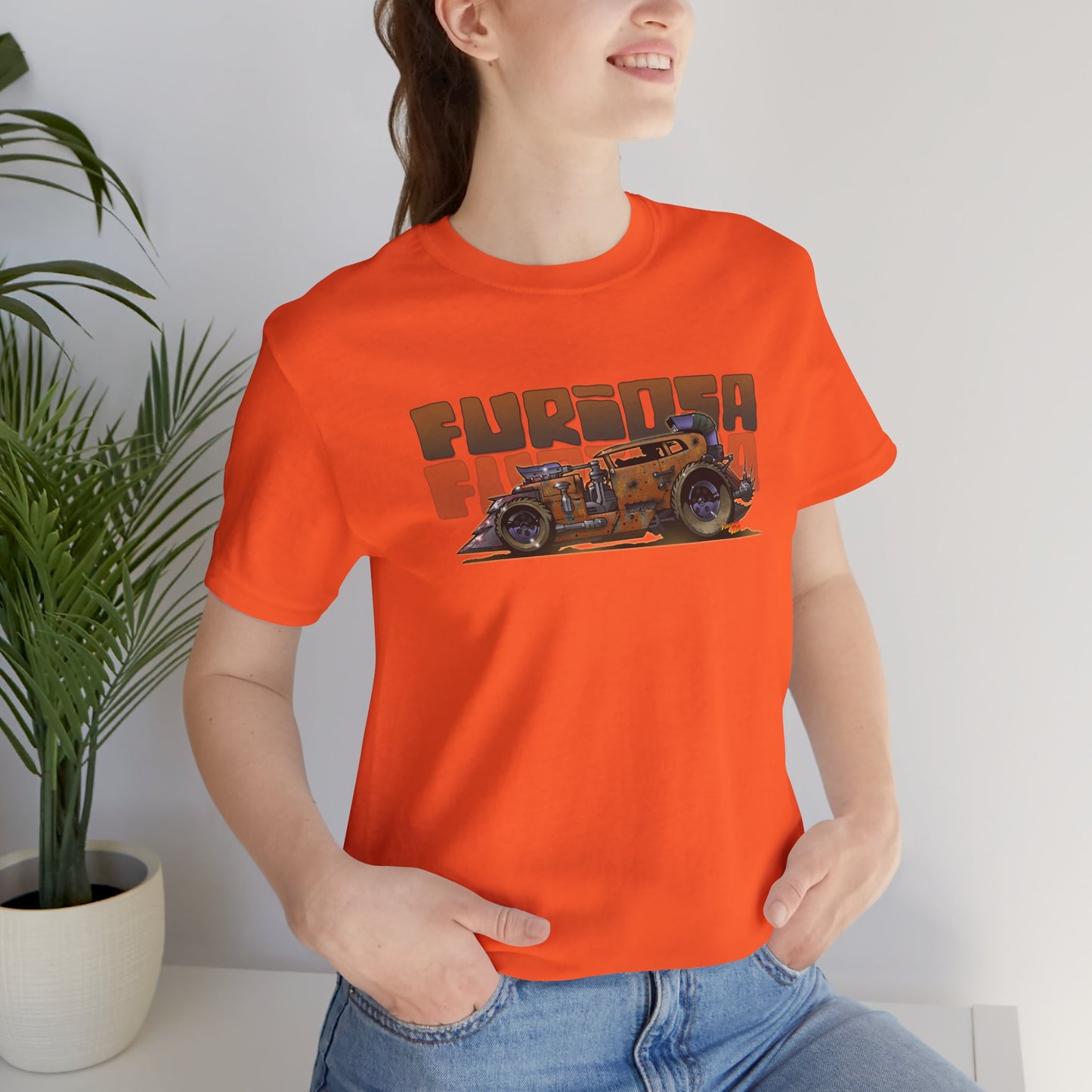 FURIOSA Mad Max Movie Hot Rod Short Sleeve Tee Shirt - 12 Colors