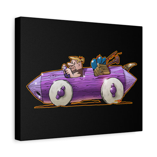 FLINSTONES BARNEY RUBBLE Fireball Art Canvas Wall Print - Multiple Sizes