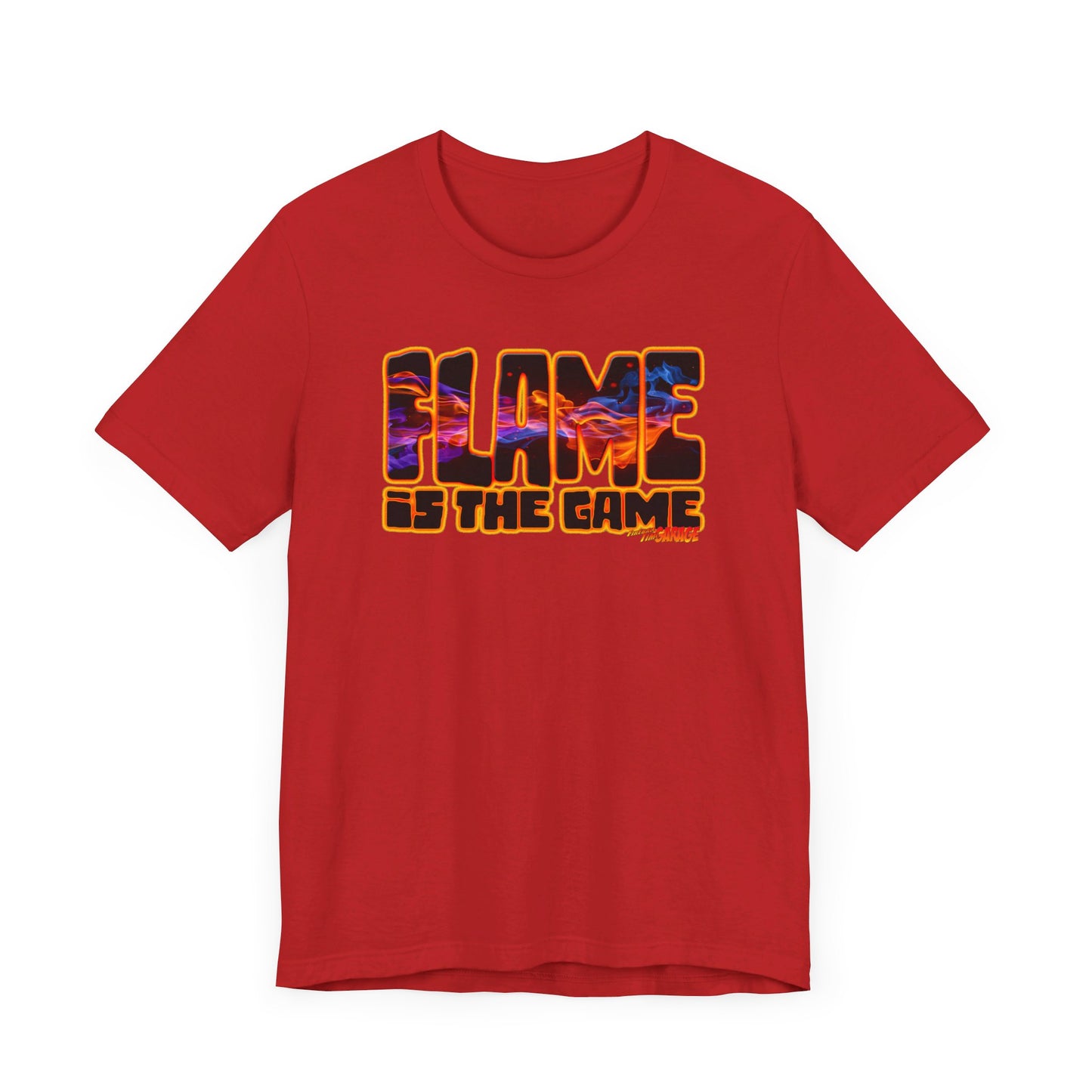 FLAME IS THE GAME Fireball Tim Garage Official Short Sleeve Tee 13 Colors