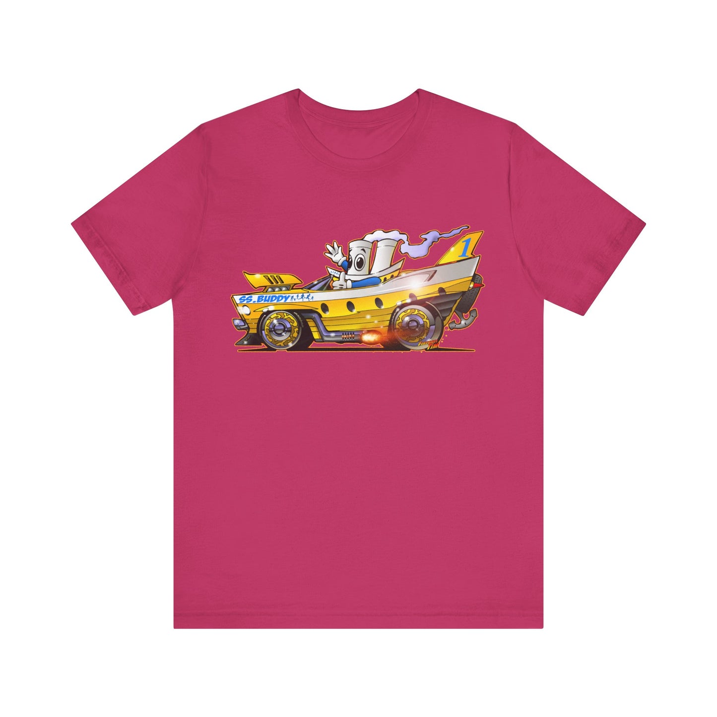 BUDDY CRUISE BUDDYMOBILE Custom Car Art Short Sleeve Tee in 17 Colors