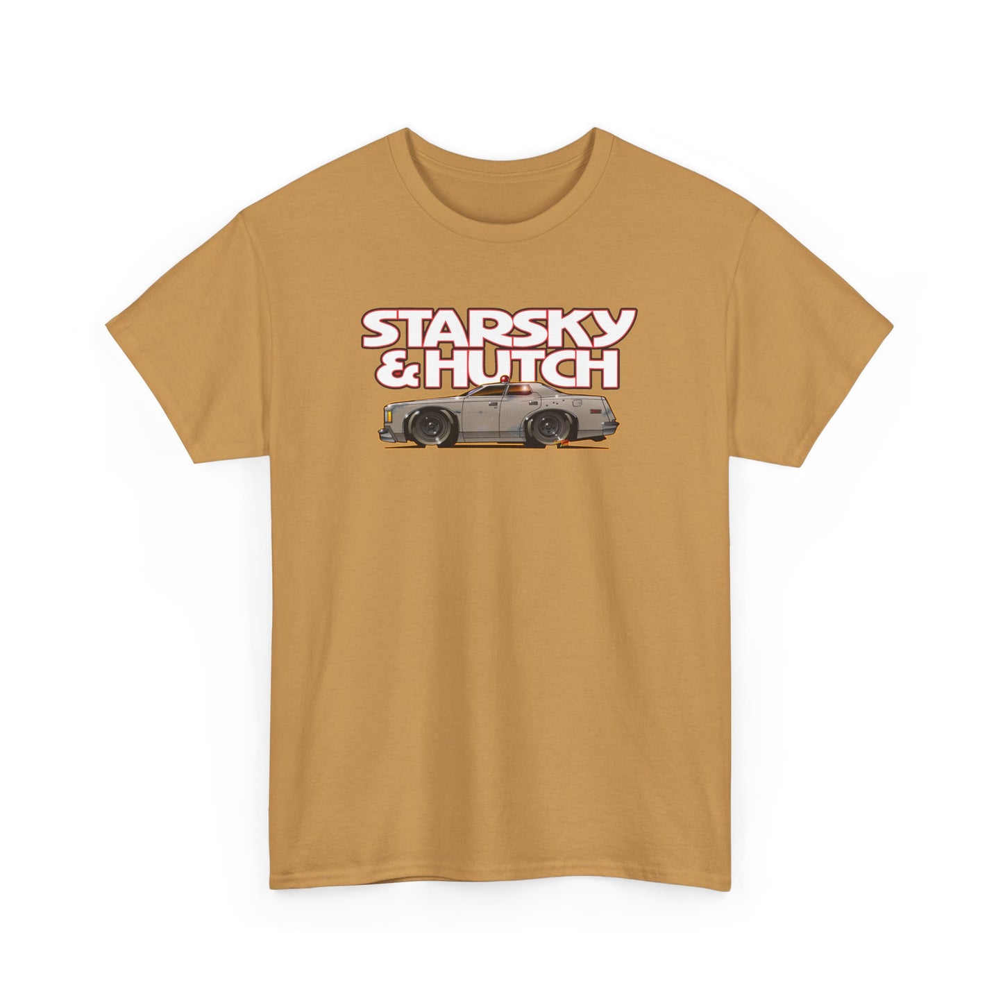 STARSKY AND HUTCH Hutchmobile TV Show Cotton Tee Shirt Mutiple Colors