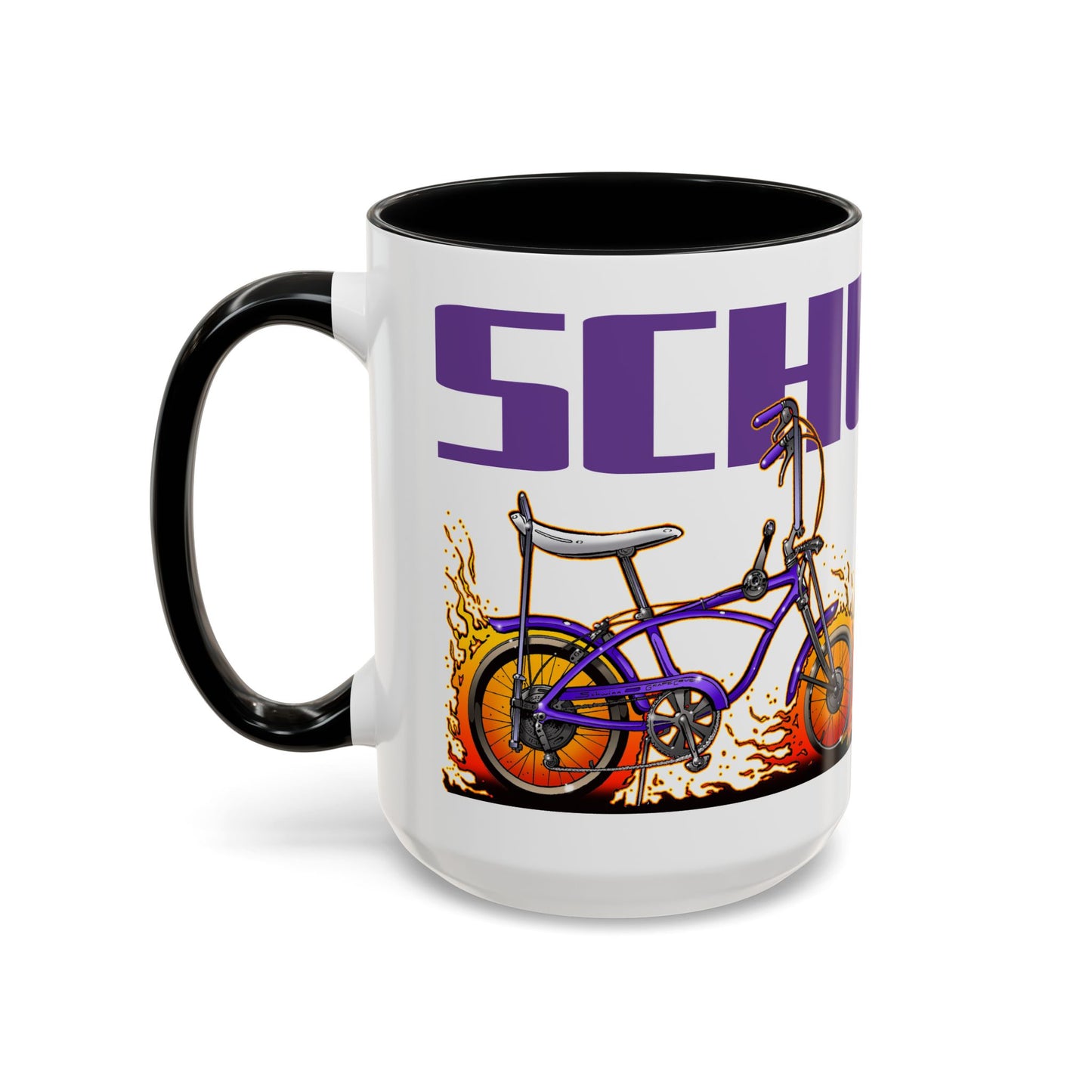 SCHWINN GRAPE CRUSH Bicycle Collectible Coffee Art Mug 2 Sizes
